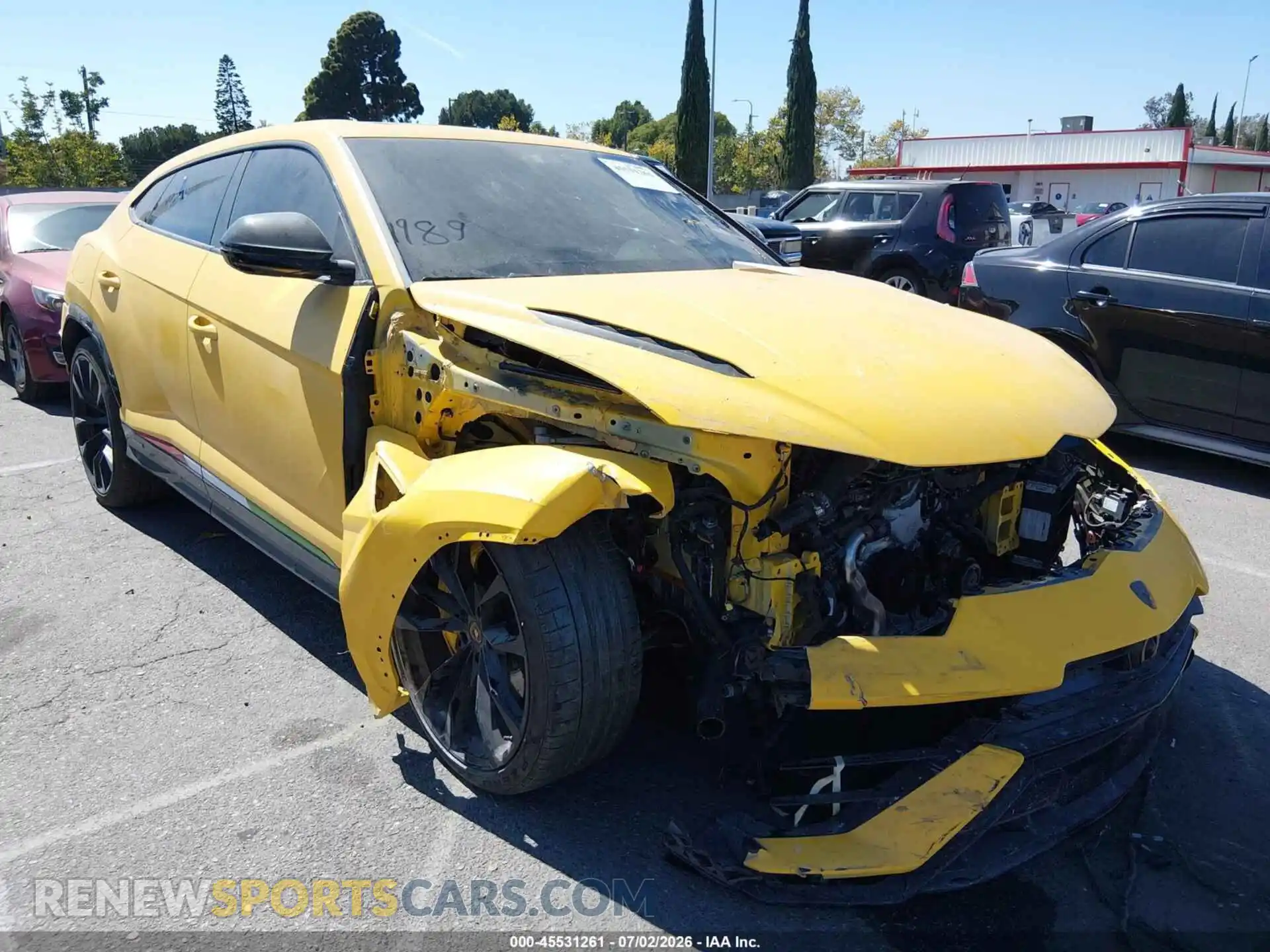 1 Photograph of a damaged car ZPBUB3ZL0RLA29710 LAMBORGHINI URUS 2024