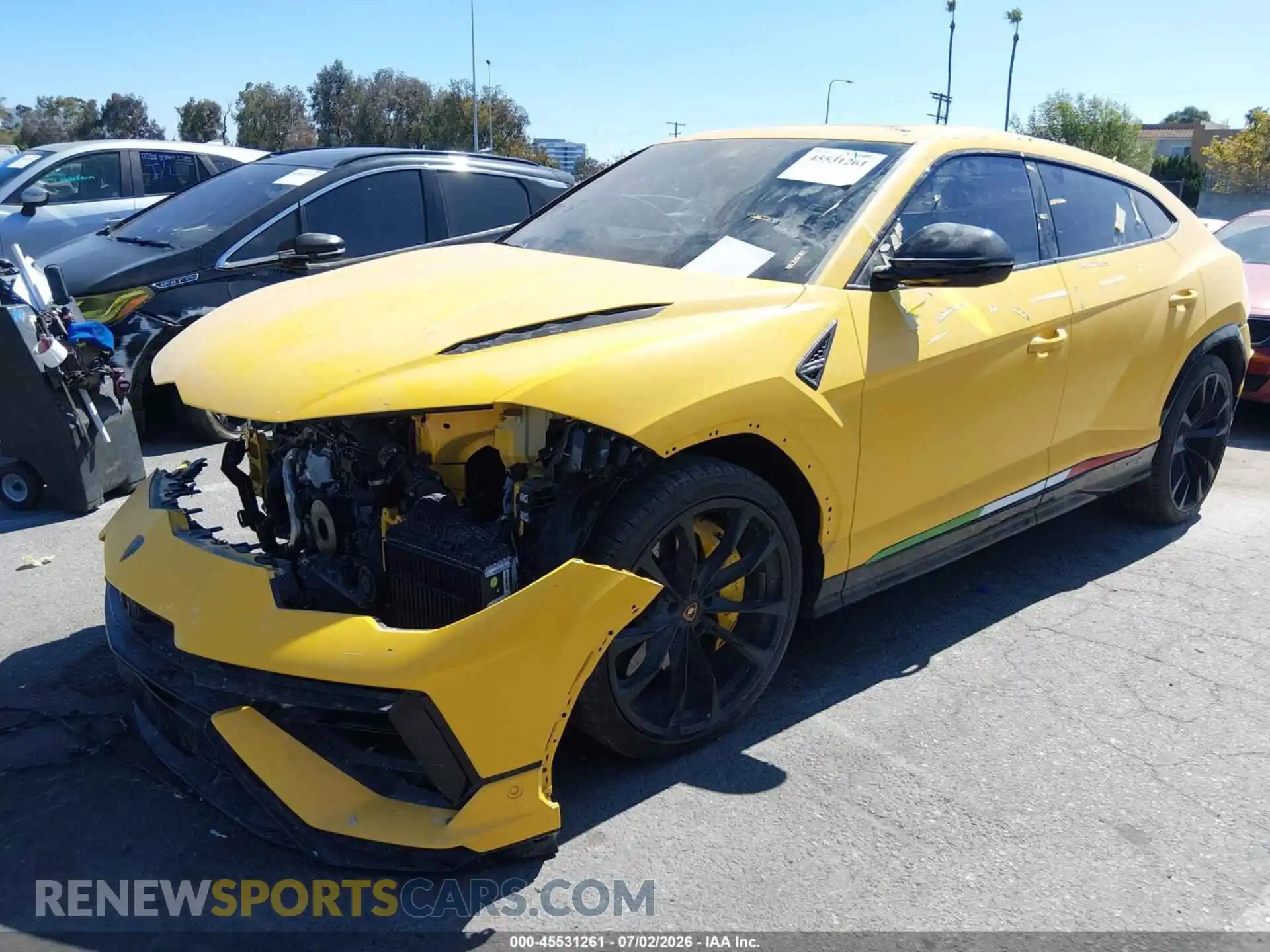2 Photograph of a damaged car ZPBUB3ZL0RLA29710 LAMBORGHINI URUS 2024