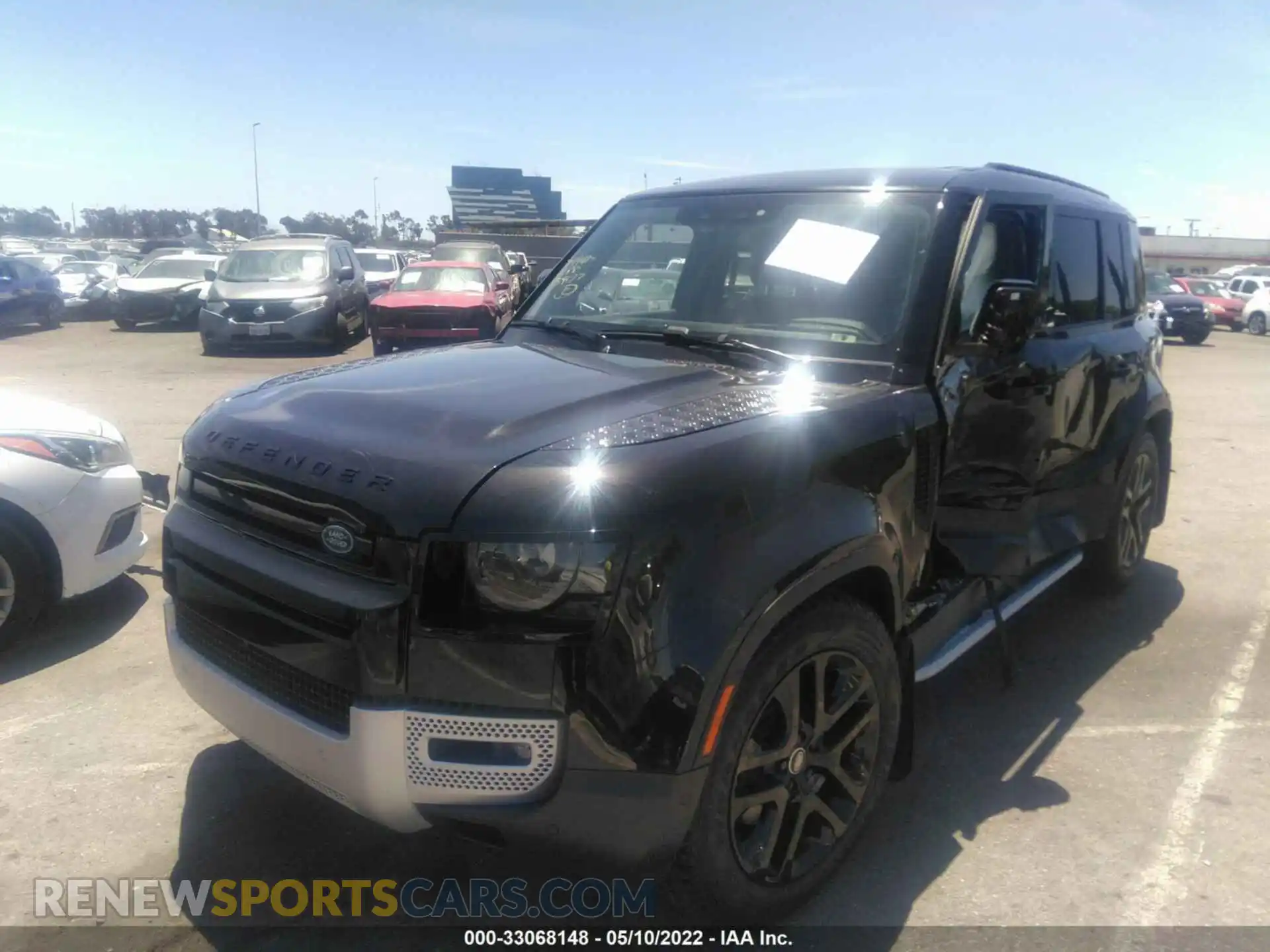 2 fotografías del automóvil dañado SALE97EU1L2017388 LAND ROVER DEFENDER 2020