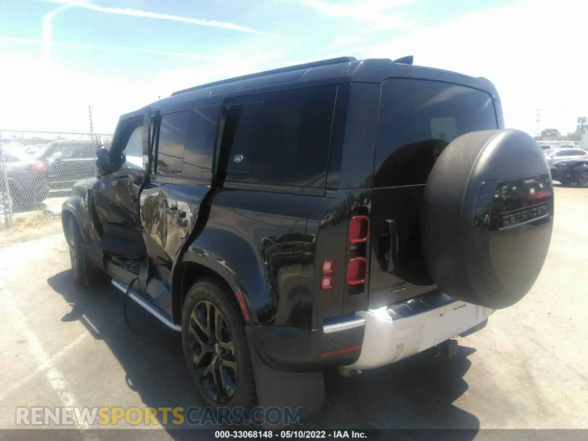 3 fotografías del automóvil dañado SALE97EU1L2017388 LAND ROVER DEFENDER 2020