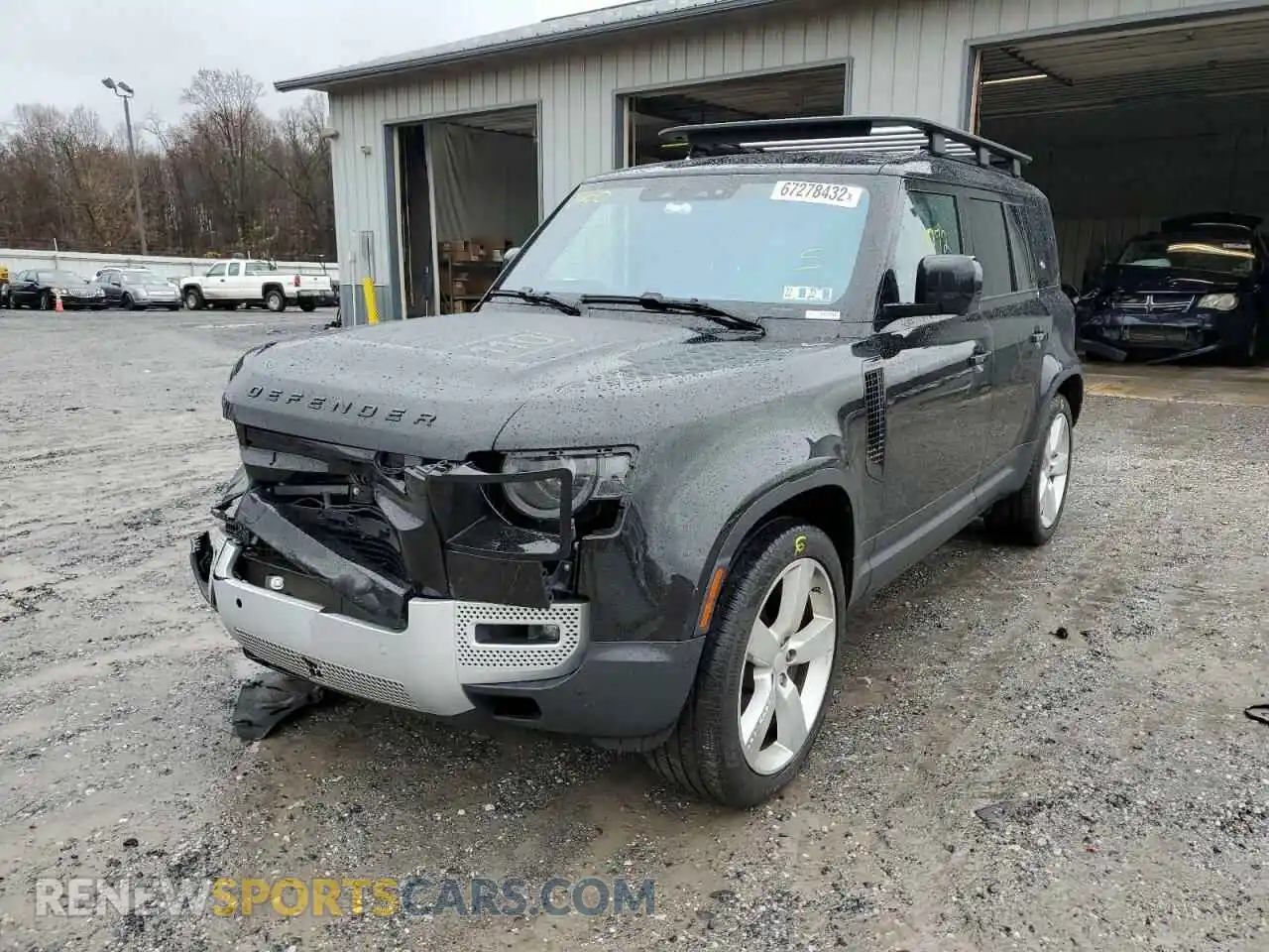 2 Photograph of a damaged car SALE9EEU5L2016958 LAND ROVER DEFENDER 2020