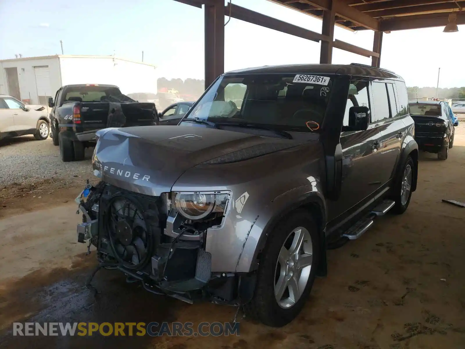 2 Photograph of a damaged car SALEP7EU1L2020698 LAND ROVER DEFENDER 2020