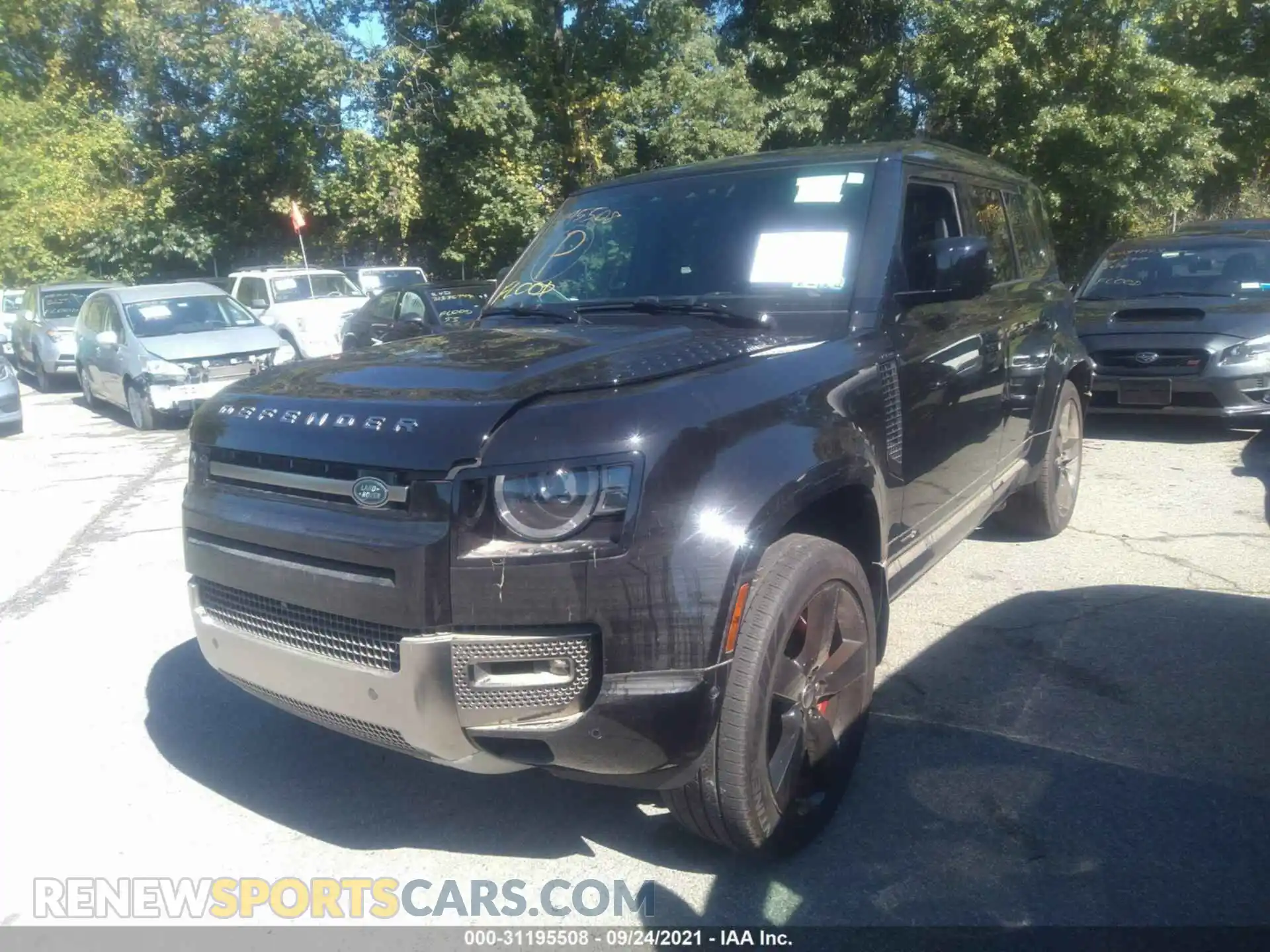 2 Photograph of a damaged car SALEX7EU4L2019268 LAND ROVER DEFENDER 2020