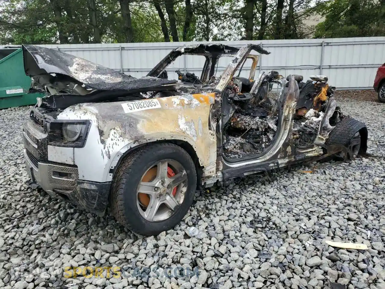 1 Фотография поврежденного автомобиля SALEX7EU4L2022316 LAND ROVER DEFENDER 2020
