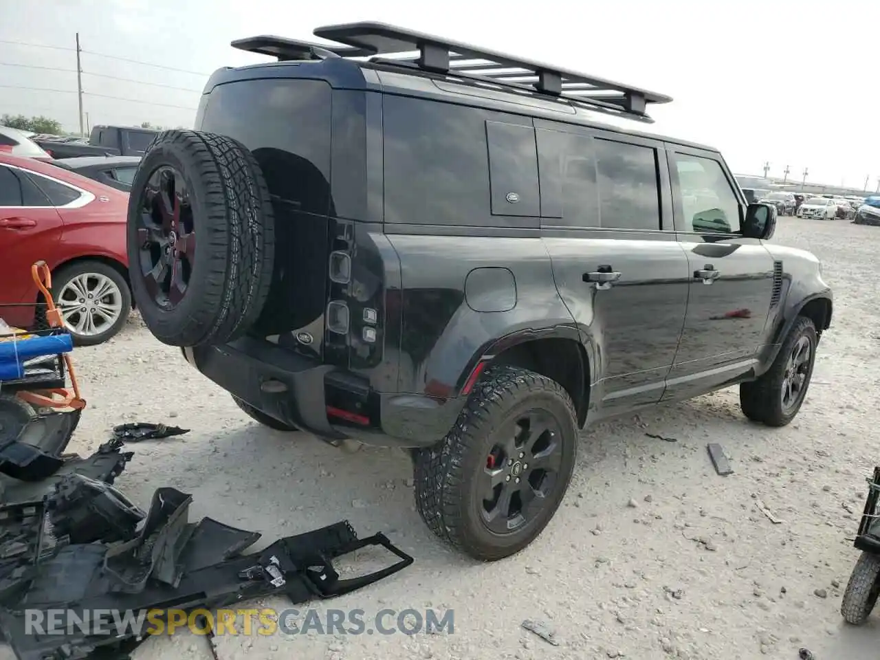 3 Photograph of a damaged car SALEX7EU6L2028148 LAND ROVER DEFENDER 2020