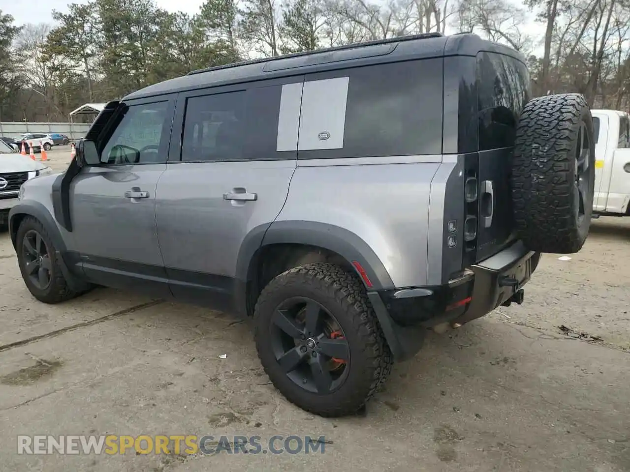 2 fotografías del automóvil dañado SALEXEEU0L2021510 LAND ROVER DEFENDER 2020