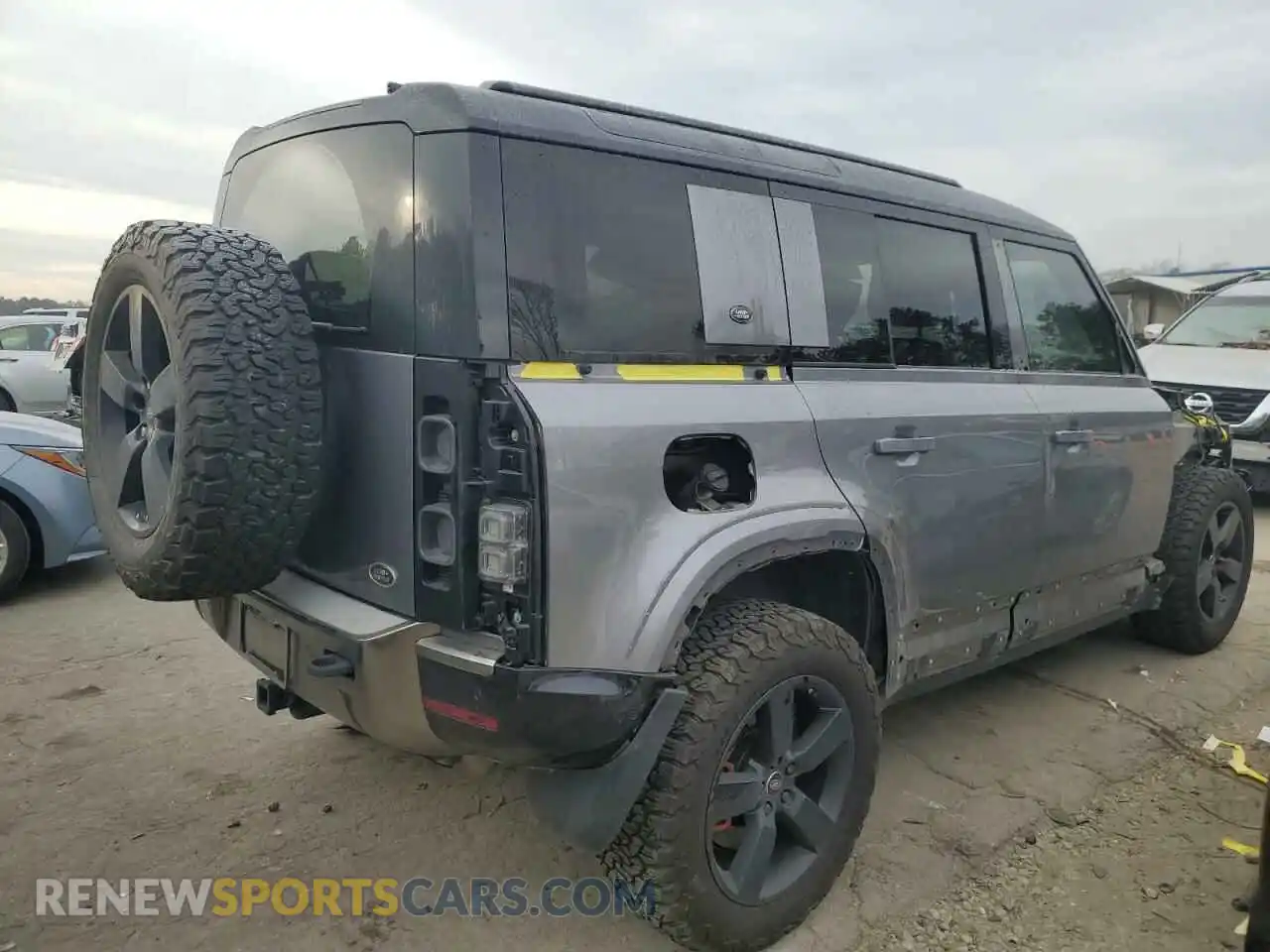 3 fotografías del automóvil dañado SALEXEEU0L2021510 LAND ROVER DEFENDER 2020