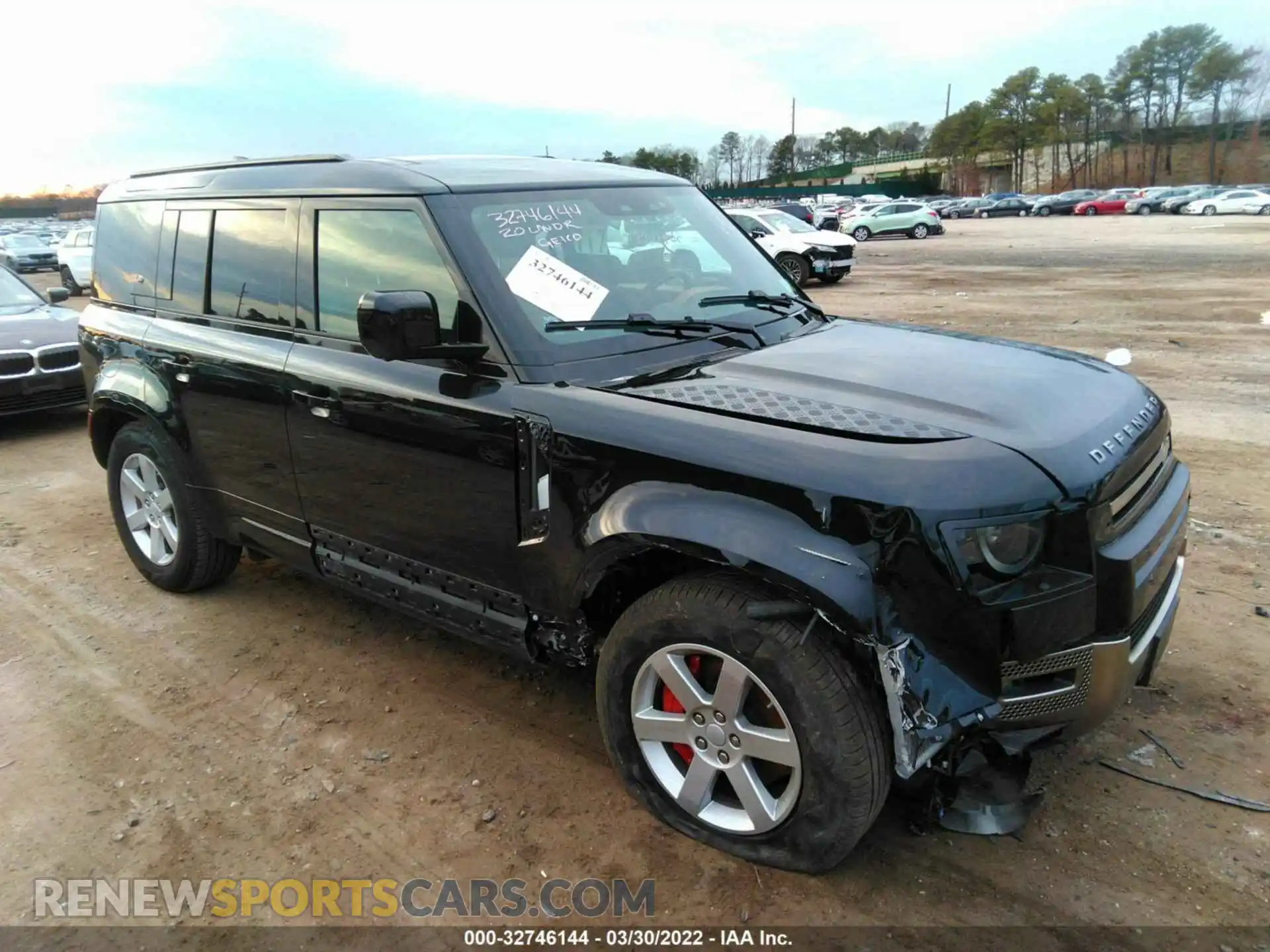 1 Photograph of a damaged car SALEXEEUXL2034426 LAND ROVER DEFENDER 2020