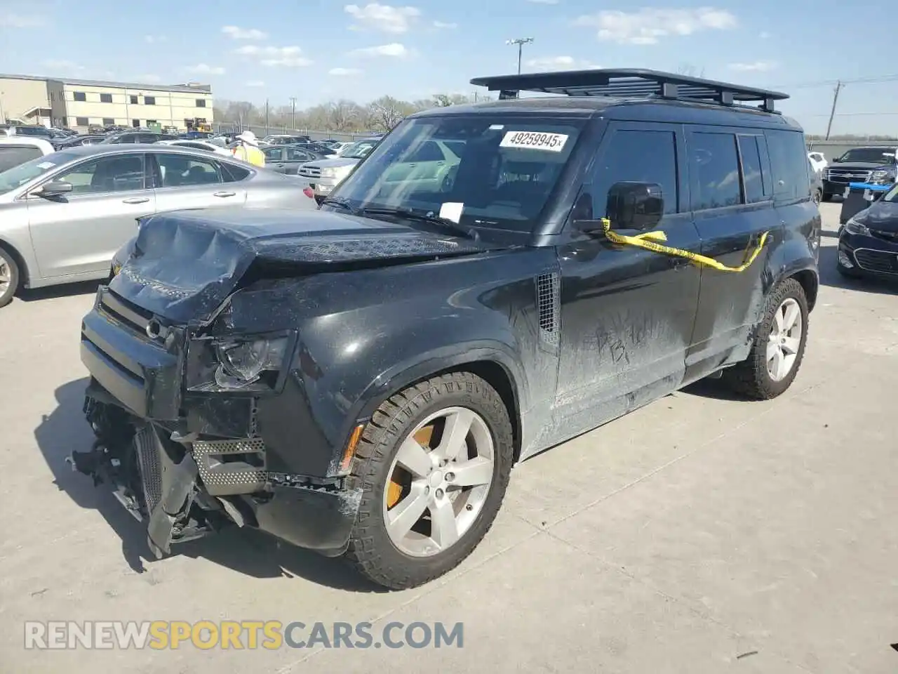 1 fotografías del automóvil dañado SALE37RU6M2050495 LAND ROVER DEFENDER 2021