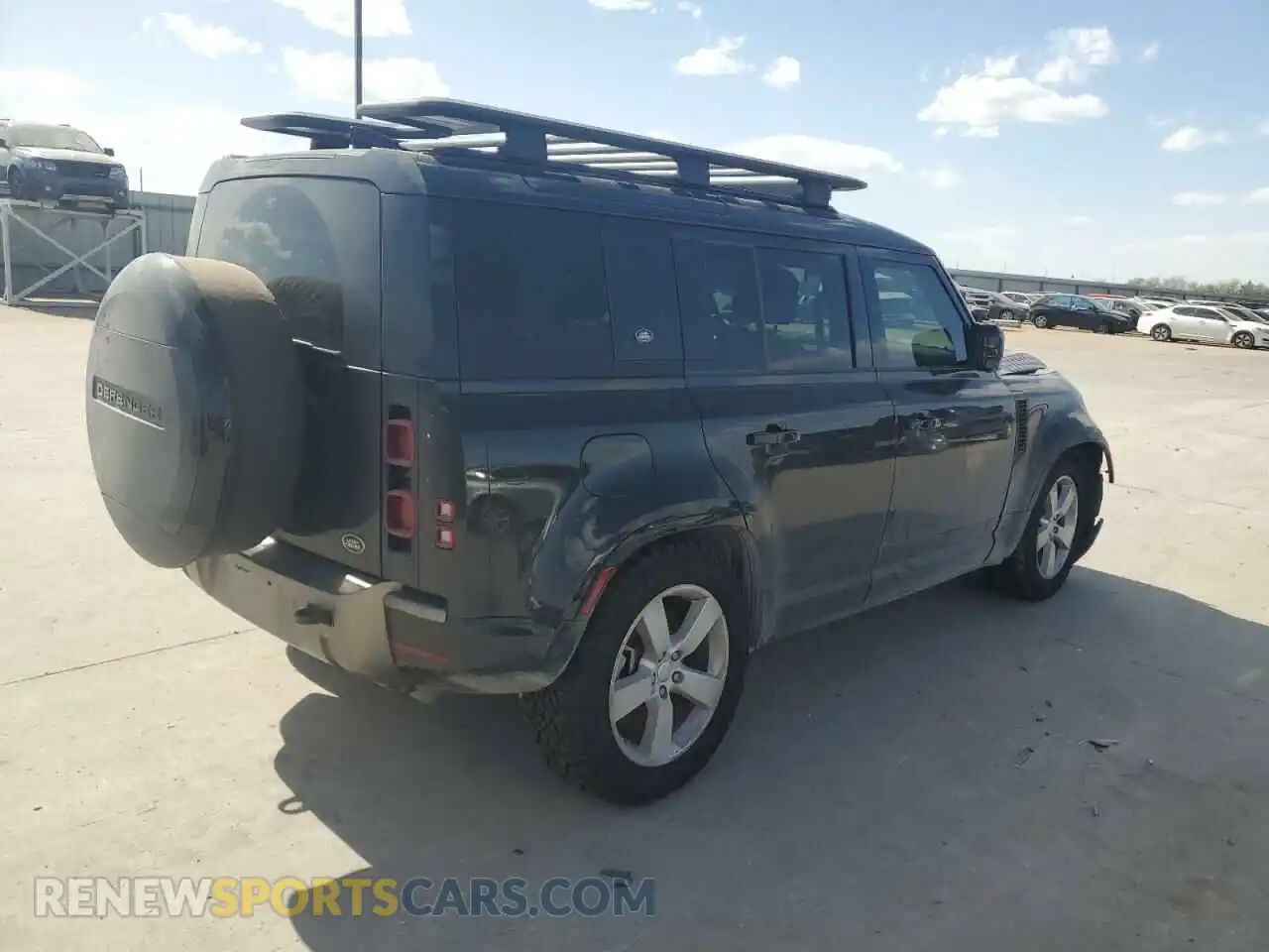 3 fotografías del automóvil dañado SALE37RU6M2050495 LAND ROVER DEFENDER 2021