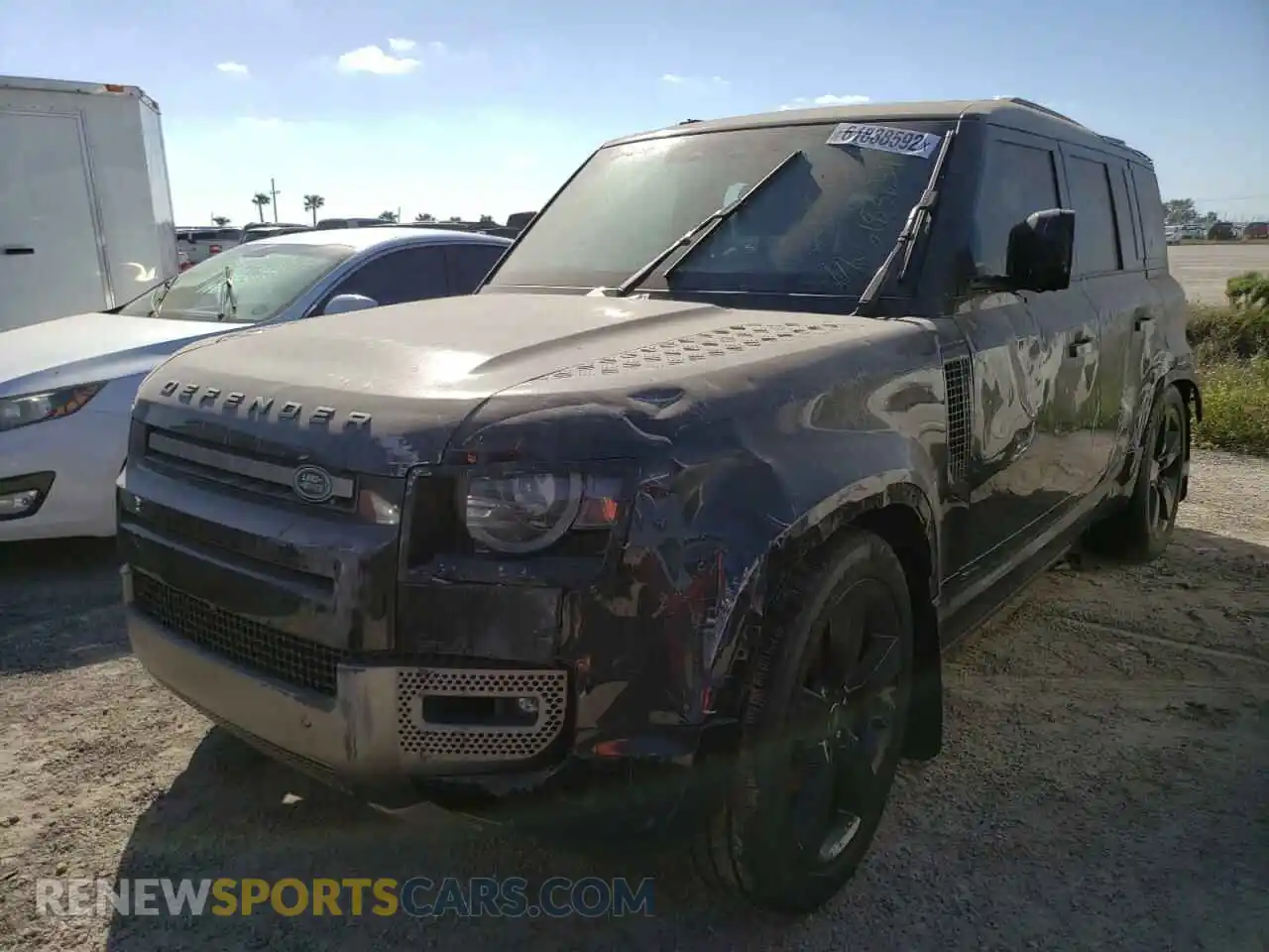 2 Photograph of a damaged car SALE3ERU4M2062343 LAND ROVER DEFENDER 2021