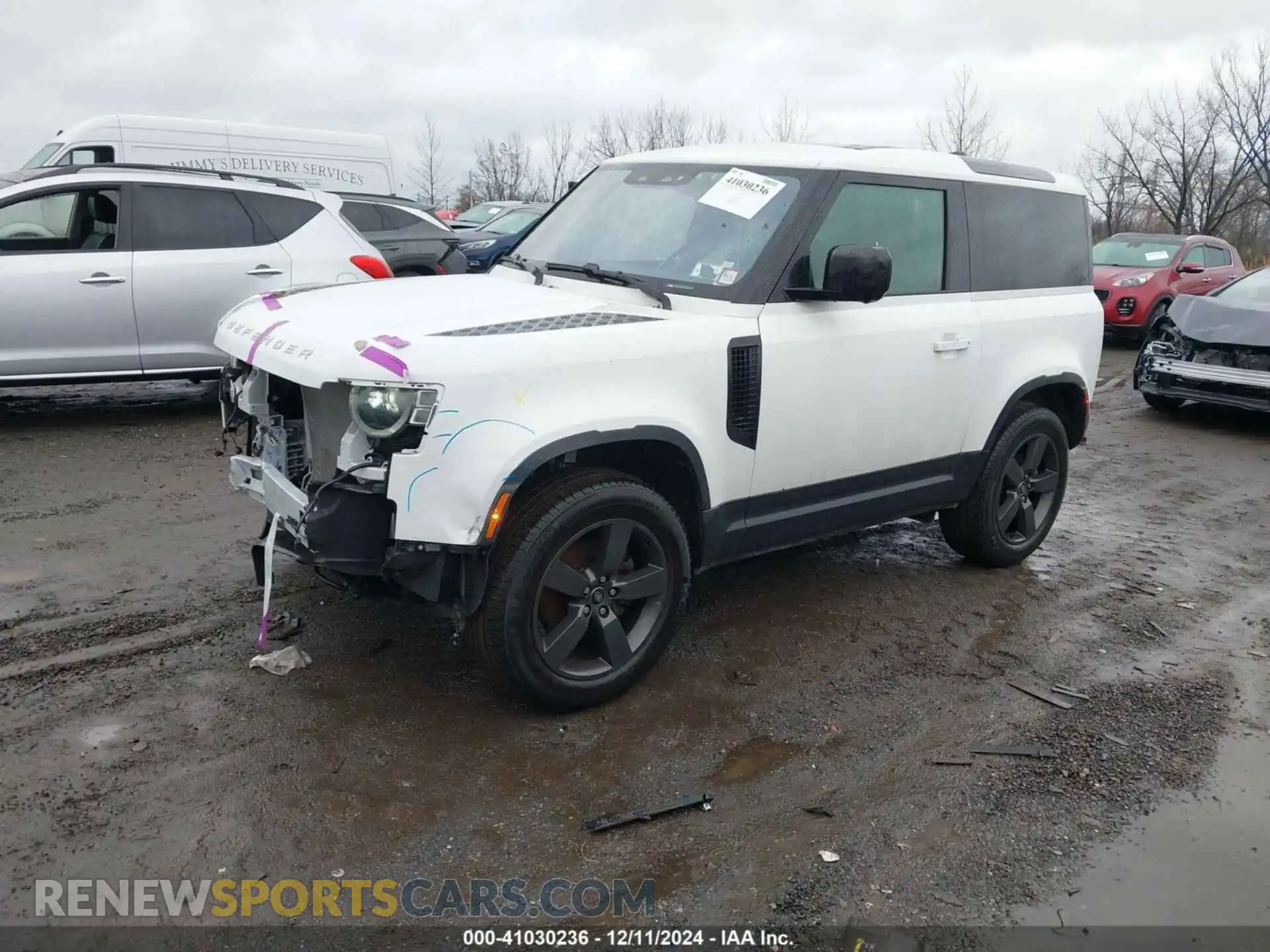 2 Photograph of a damaged car SALEJ6RX5M2054452 LAND ROVER DEFENDER 2021