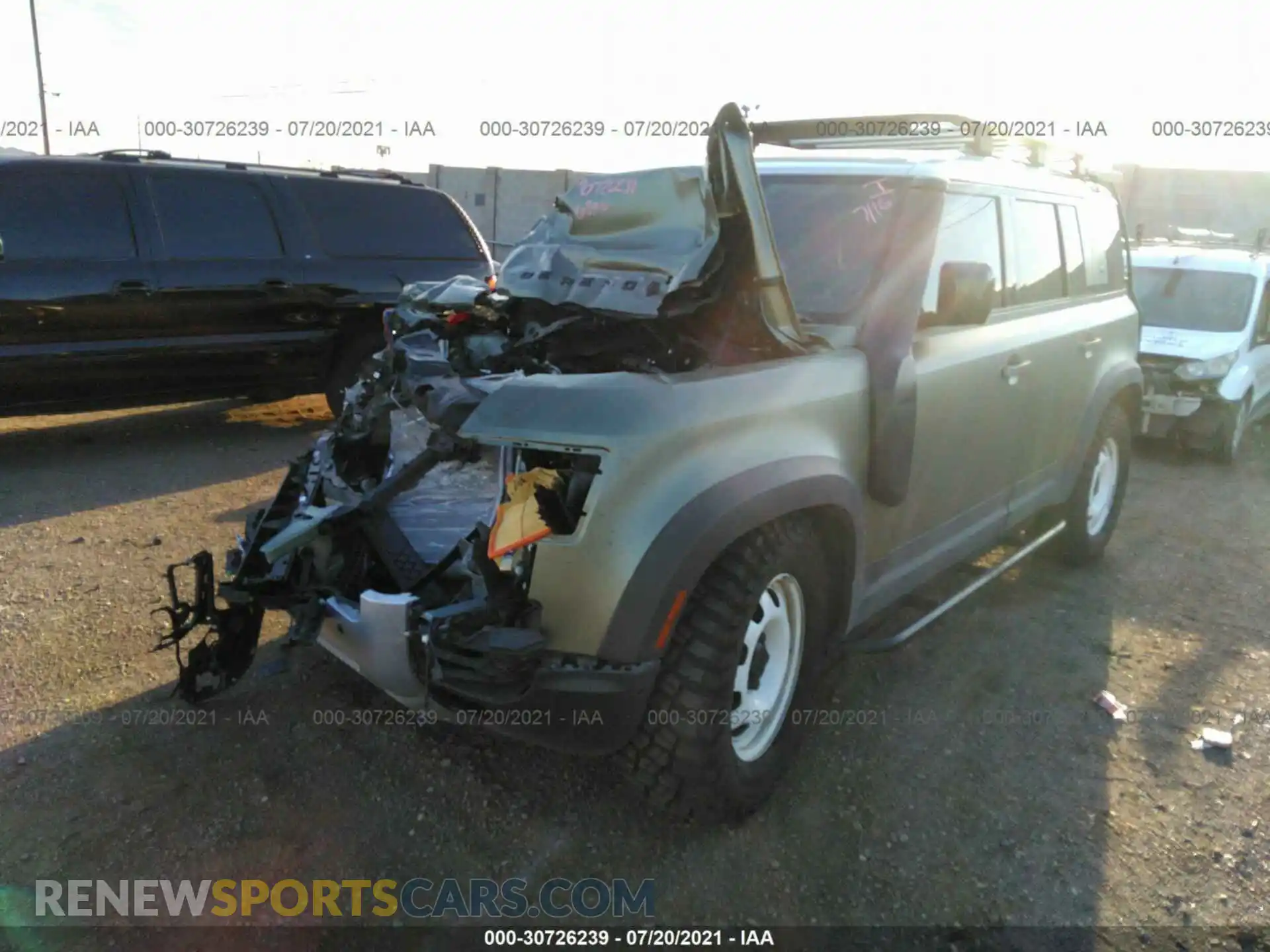 2 Photograph of a damaged car SALEJ7RX3M2039020 LAND ROVER DEFENDER 2021