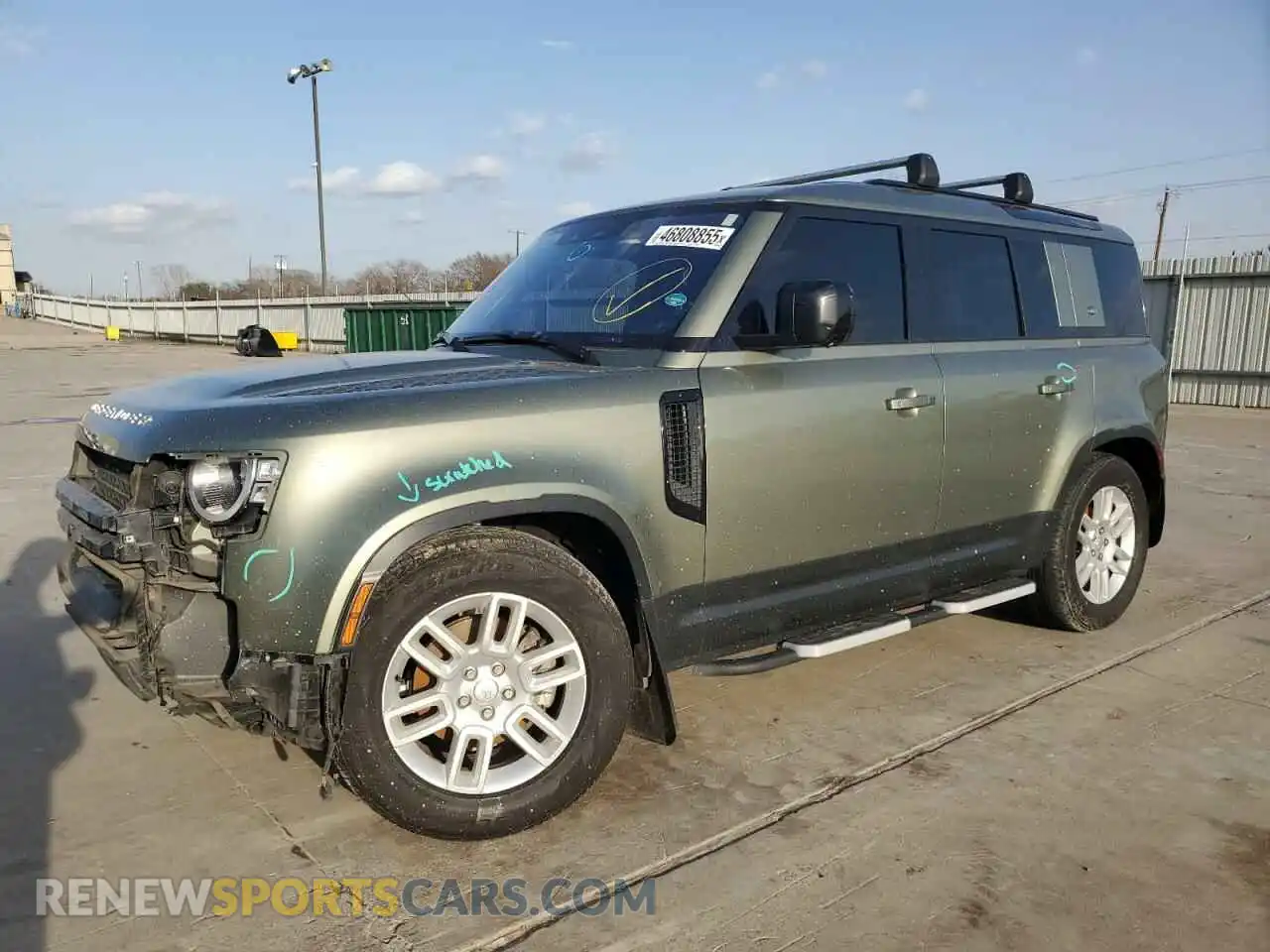 1 Photograph of a damaged car SALEK7RX6M2060683 LAND ROVER DEFENDER 2021