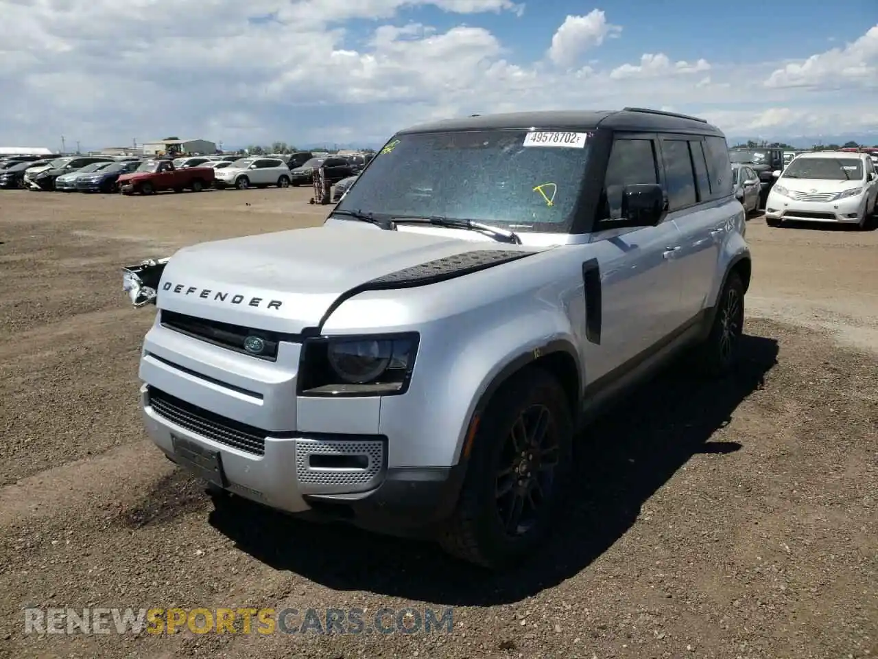 2 Photograph of a damaged car SALEP7RU7M2034567 LAND ROVER DEFENDER 2021
