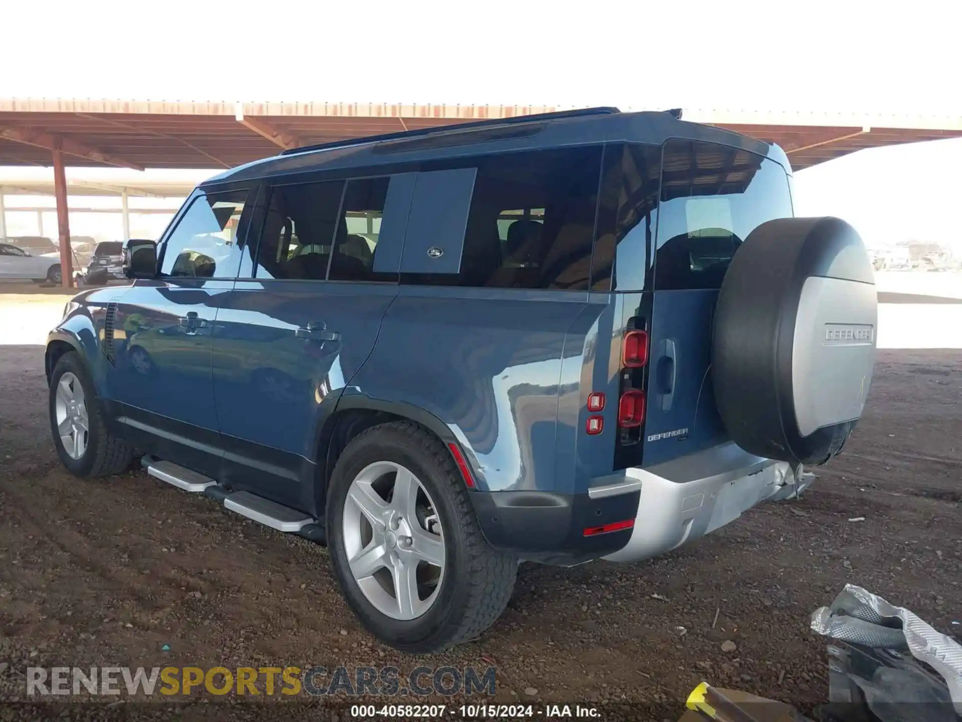 3 fotografías del automóvil dañado SALEP7RU7M2049201 LAND ROVER DEFENDER 2021