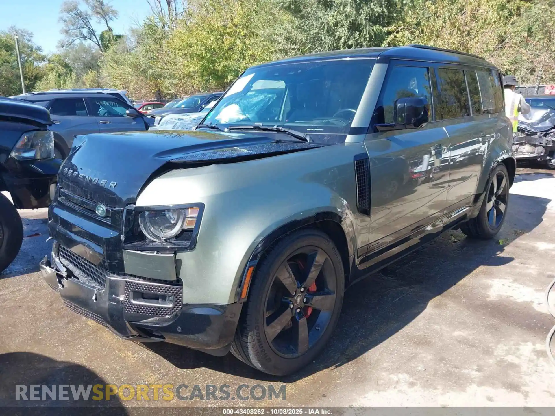 2 Фотография поврежденного автомобиля SALEX7RU6M2038691 LAND ROVER DEFENDER 2021