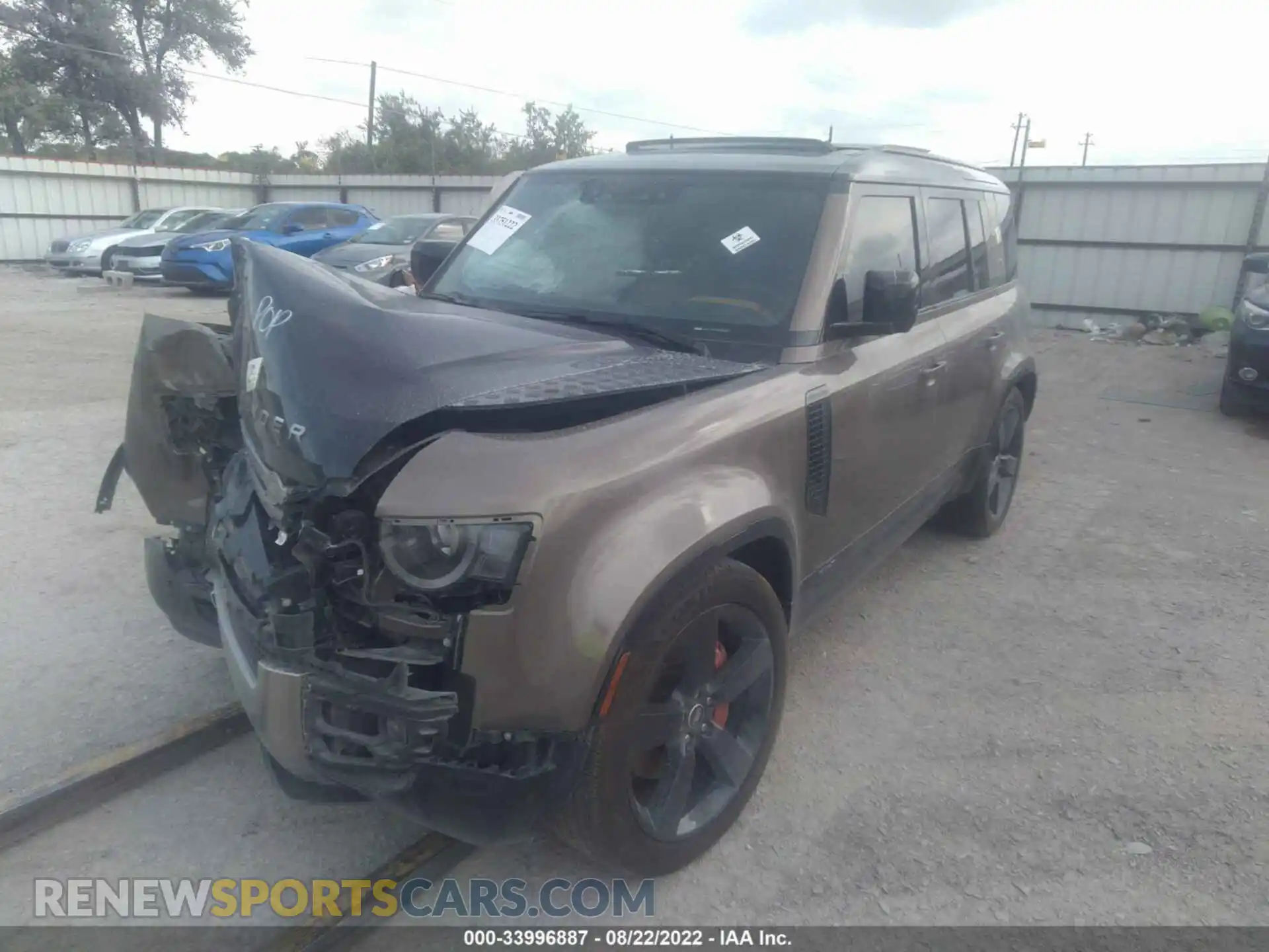 2 Photograph of a damaged car SALEXERU0M2046466 LAND ROVER DEFENDER 2021