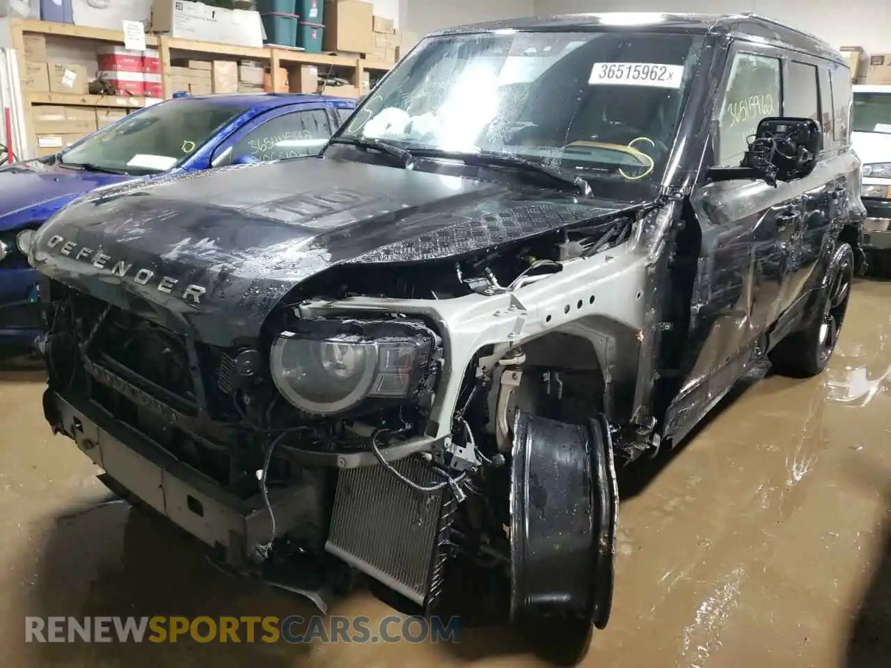 2 Photograph of a damaged car SALEXERU1M2053605 LAND ROVER DEFENDER 2021
