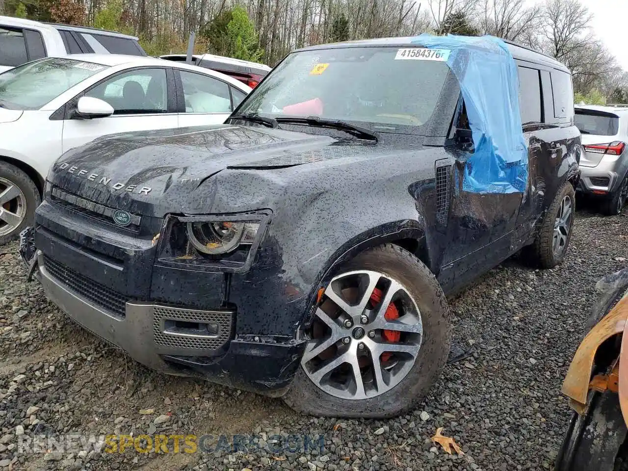 1 Фотография поврежденного автомобиля SALEXERU3M2062077 LAND ROVER DEFENDER 2021