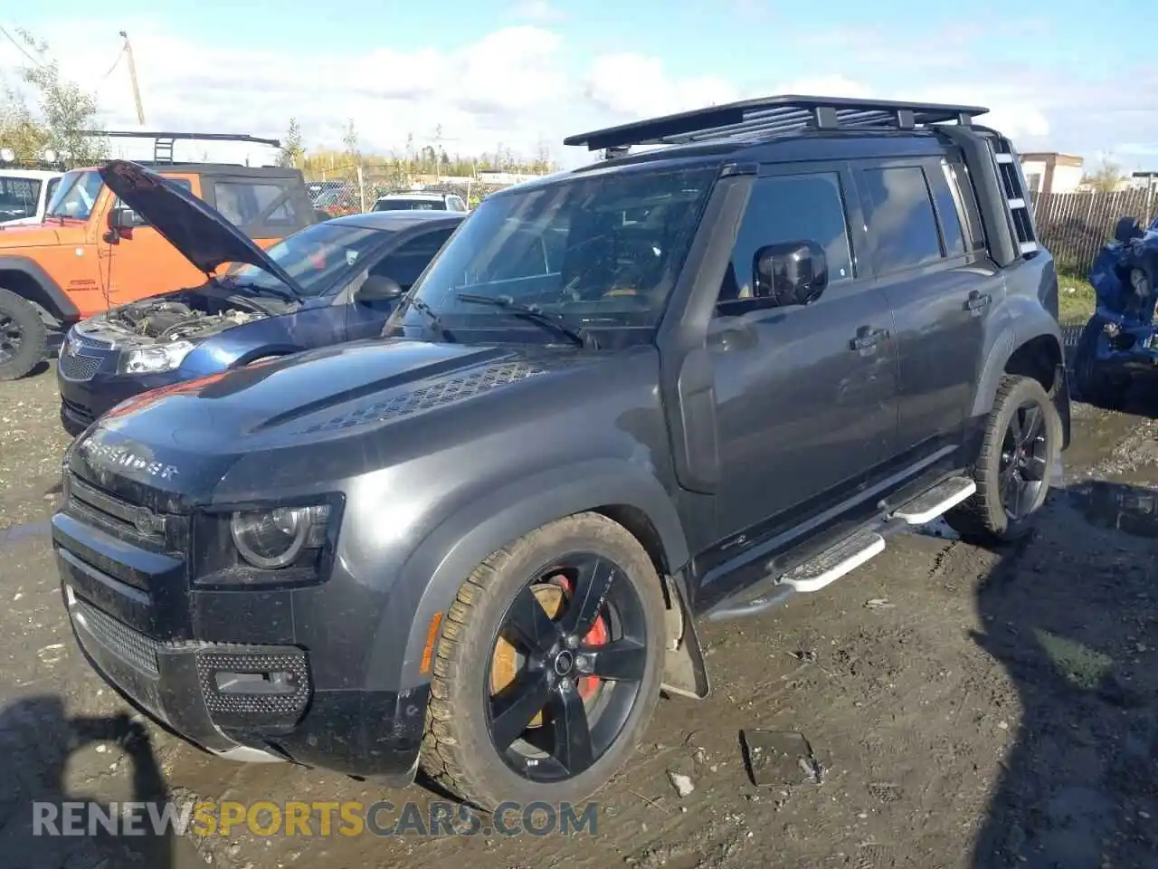 1 Photograph of a damaged car SALEXERU6M2037187 LAND ROVER DEFENDER 2021