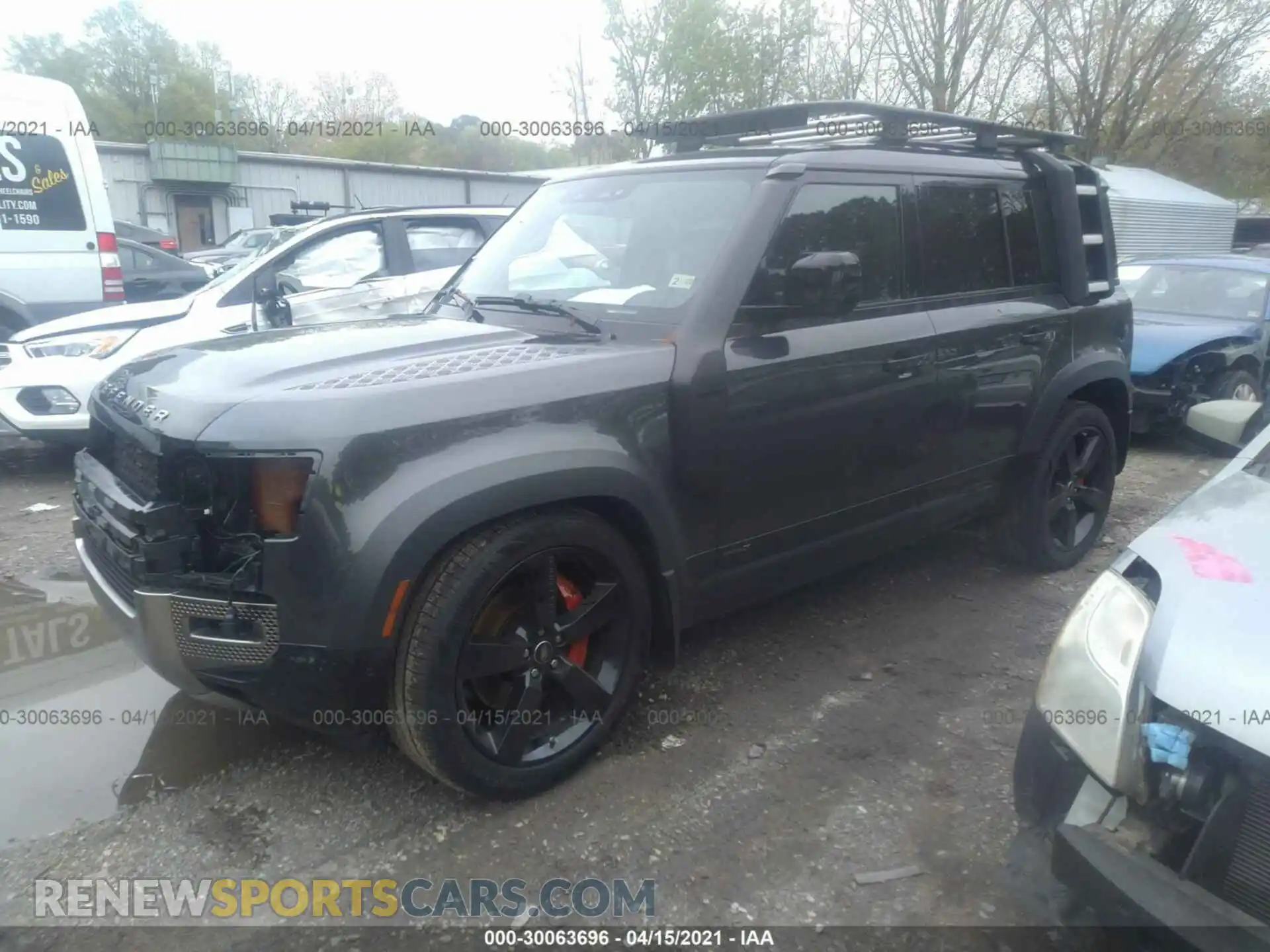 2 Photograph of a damaged car SALEXERU7M2038588 LAND ROVER DEFENDER 2021