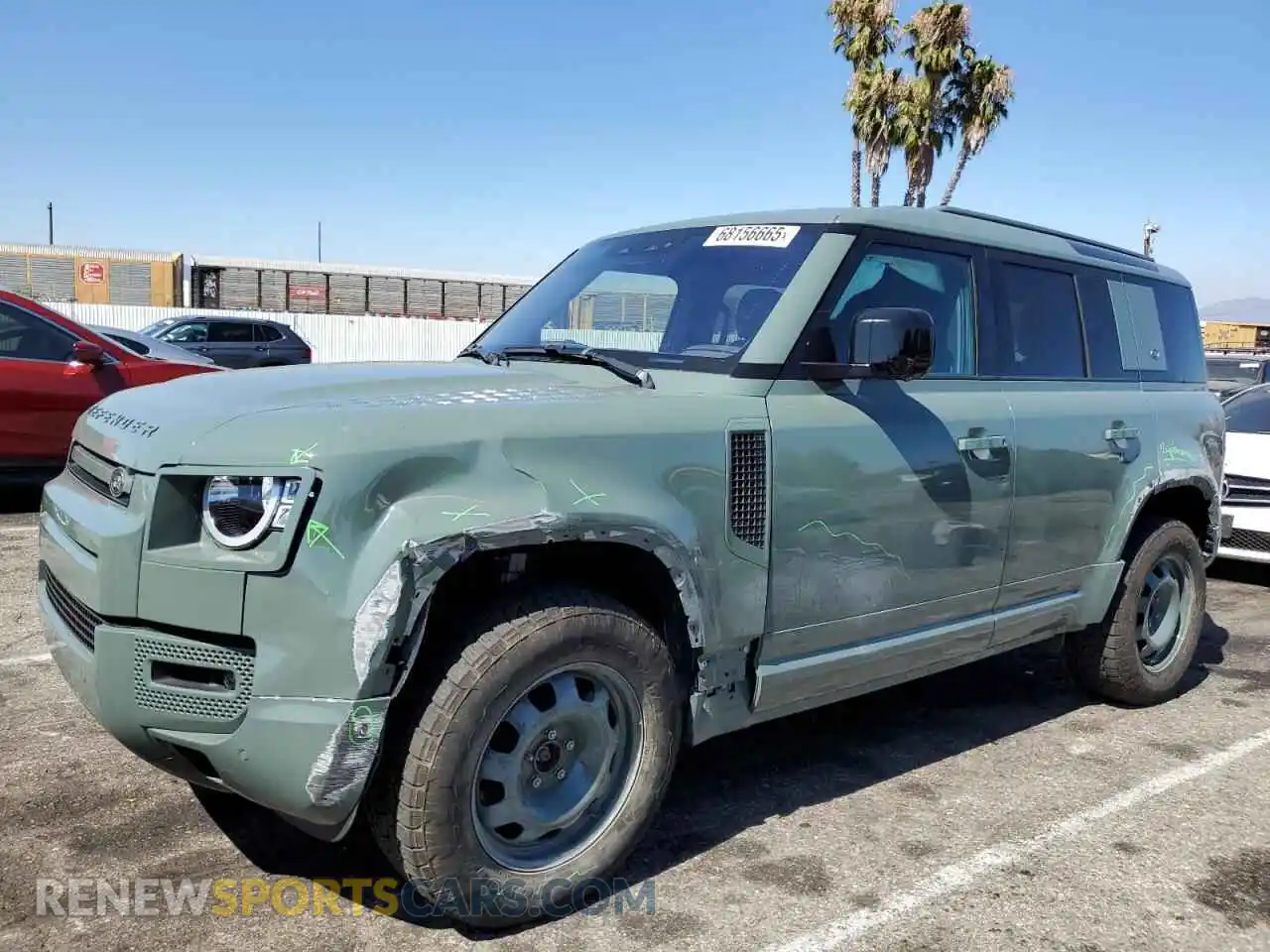 1 Photograph of a damaged car SALEK7RX2N2091401 LAND ROVER DEFENDER 2022