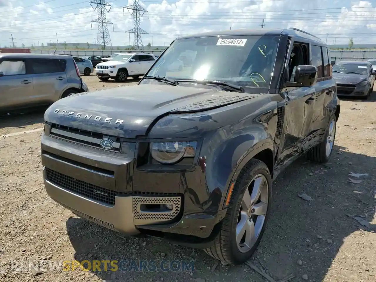 2 Photograph of a damaged car SALE2EEU4P2126104 LAND ROVER DEFENDER 2023