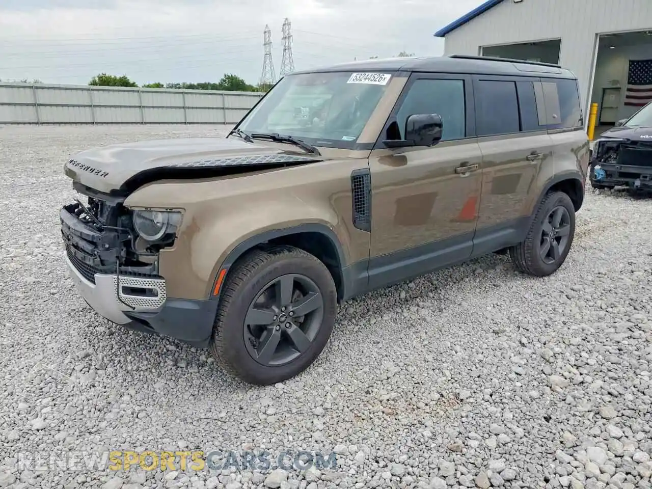 1 Photograph of a damaged car SALEJ7EX2P2136705 LAND ROVER DEFENDER 2023