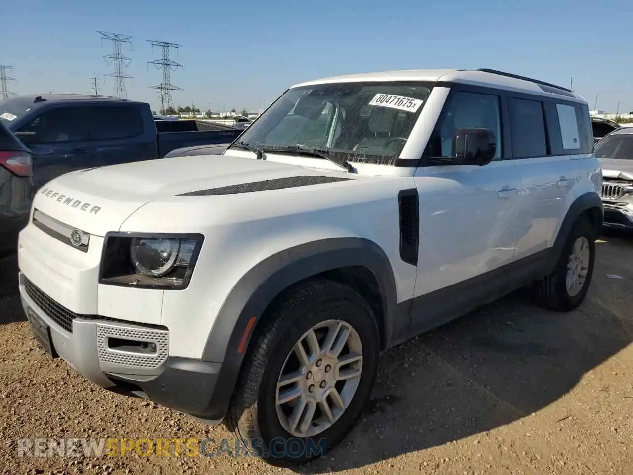 1 Photograph of a damaged car SALEJ7EX4P2136124 LAND ROVER DEFENDER 2023
