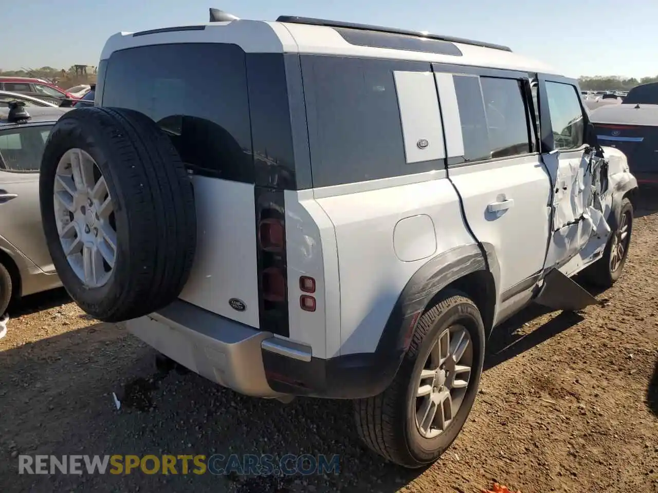 3 Photograph of a damaged car SALEJ7EX4P2136124 LAND ROVER DEFENDER 2023