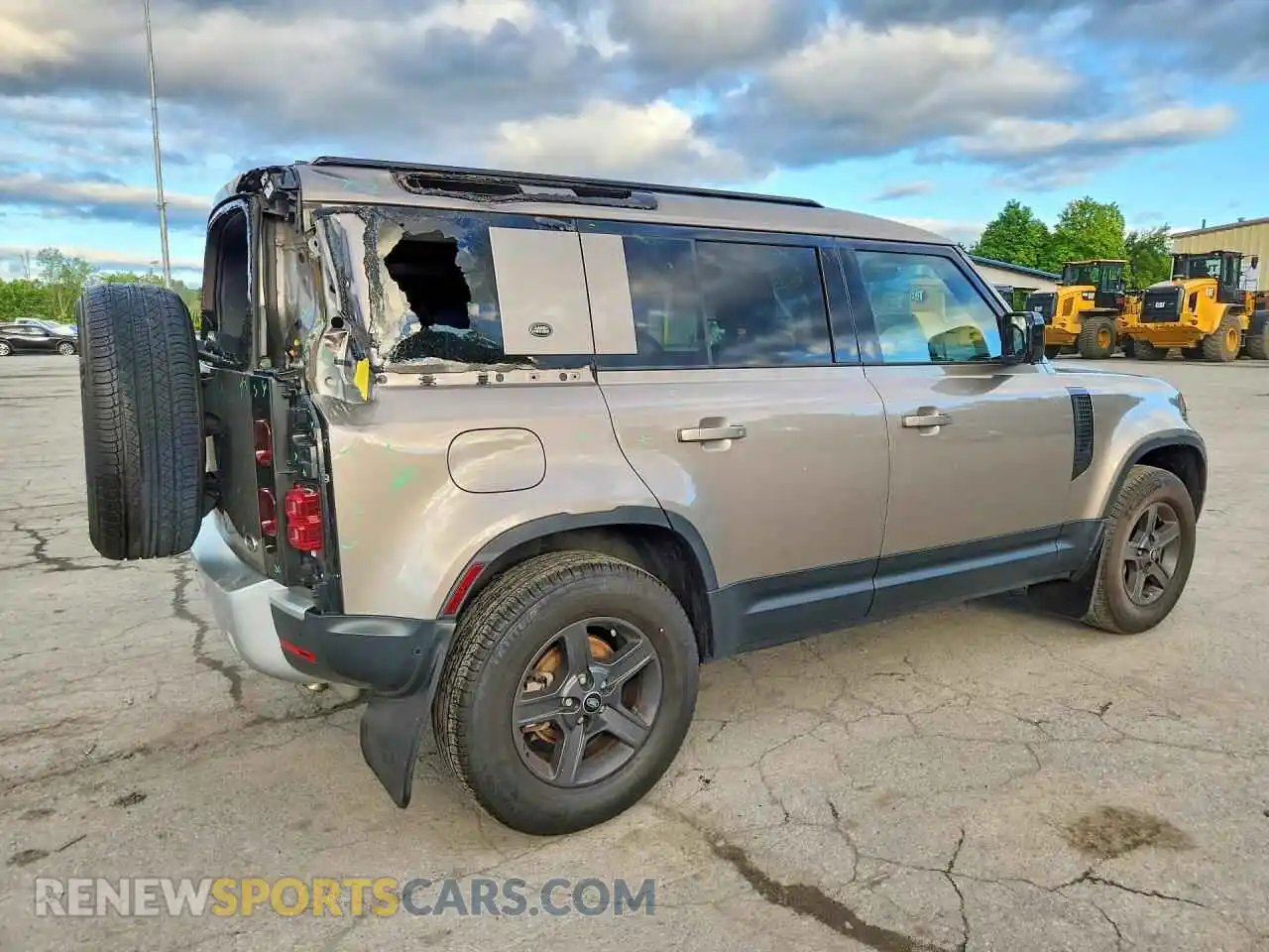 3 Photograph of a damaged car SALEK7EX2P2231763 LAND ROVER DEFENDER 2023