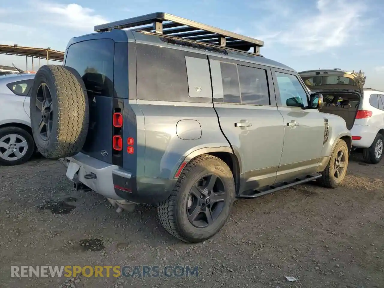 3 Photograph of a damaged car SALEK7EX8P2149424 LAND ROVER DEFENDER 2023