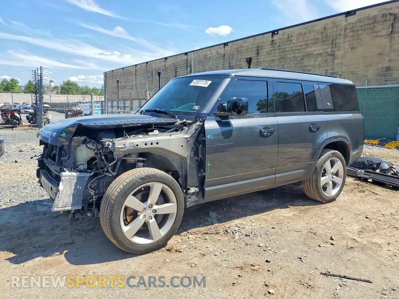 1 Photograph of a damaged car SALEVFEU5P2239332 LAND ROVER DEFENDER 2023