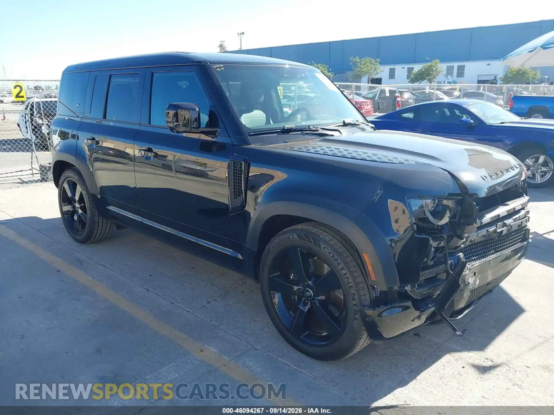 1 fotografías del automóvil dañado SALEWEEE4P2240102 LAND ROVER DEFENDER 2023