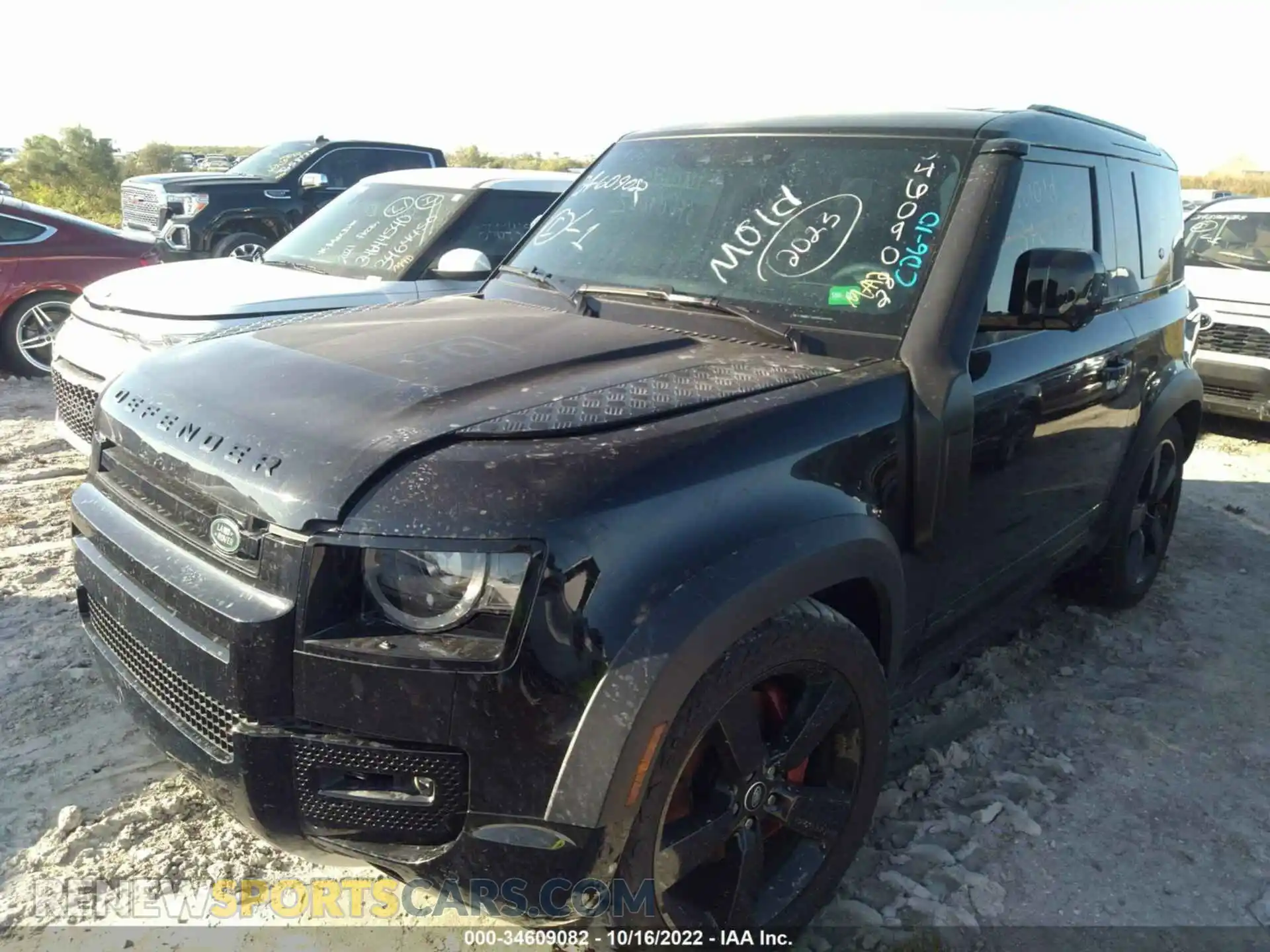 2 Photograph of a damaged car SALEX6EU3P2115067 LAND ROVER DEFENDER 2023