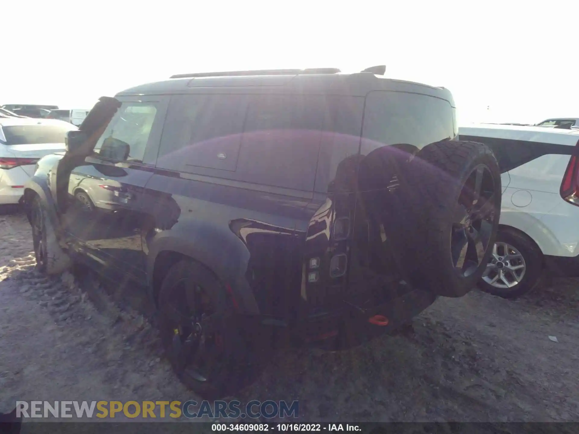 3 Photograph of a damaged car SALEX6EU3P2115067 LAND ROVER DEFENDER 2023