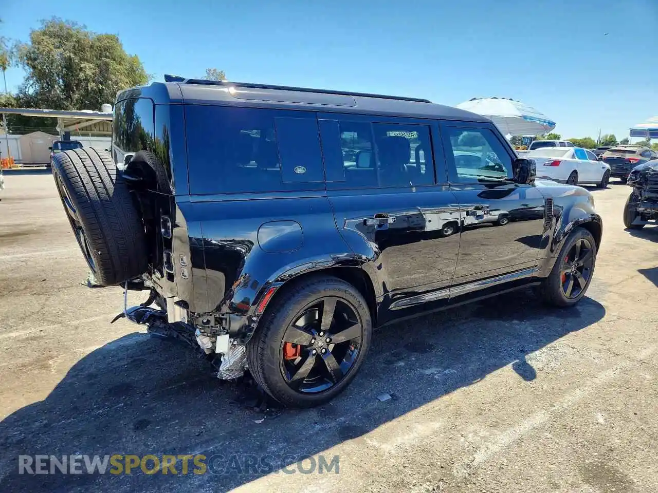 3 Photograph of a damaged car SALEX7EU5P2150358 LAND ROVER DEFENDER 2023