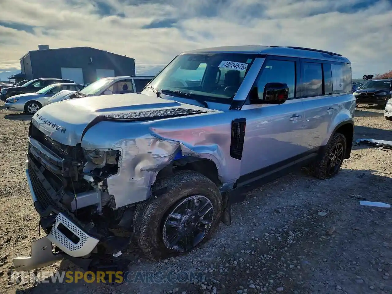 1 fotografías del automóvil dañado SALEJ7EU6R2307450 LAND ROVER DEFENDER 2024