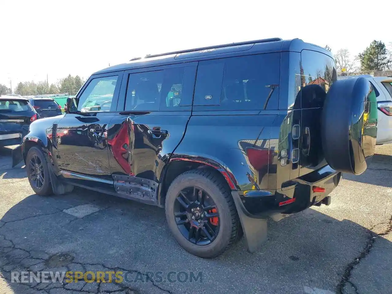 2 Photograph of a damaged car SALEX7EU1R2280091 LAND ROVER DEFENDER 2024