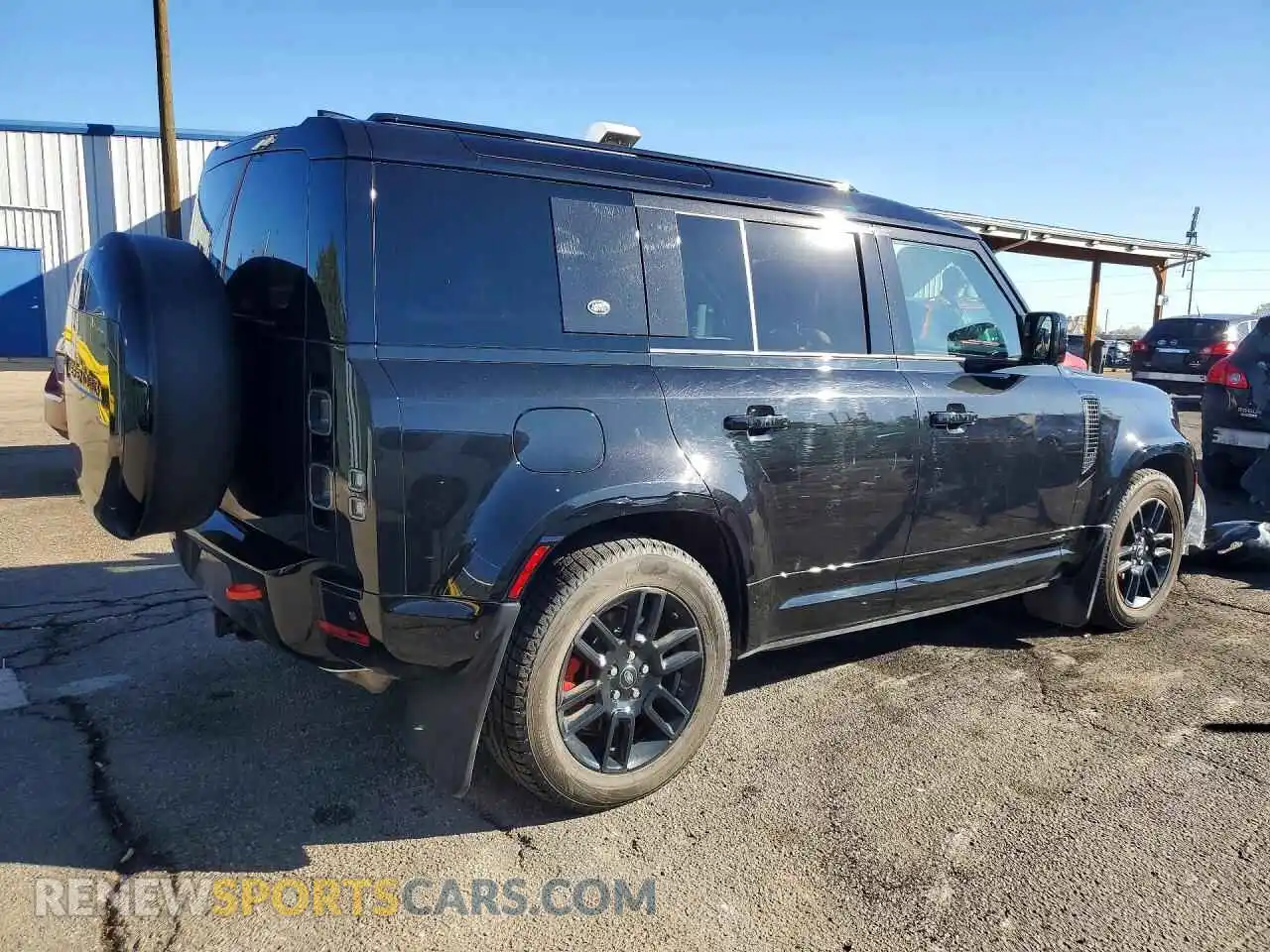3 Photograph of a damaged car SALEX7EU1R2280091 LAND ROVER DEFENDER 2024