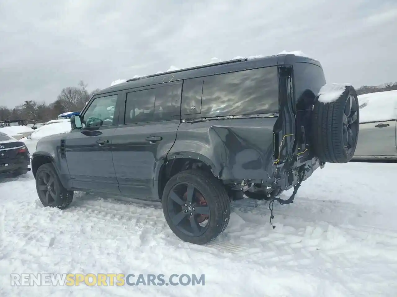 2 Photograph of a damaged car SALEXFEU3R2356517 LAND ROVER DEFENDER 2024