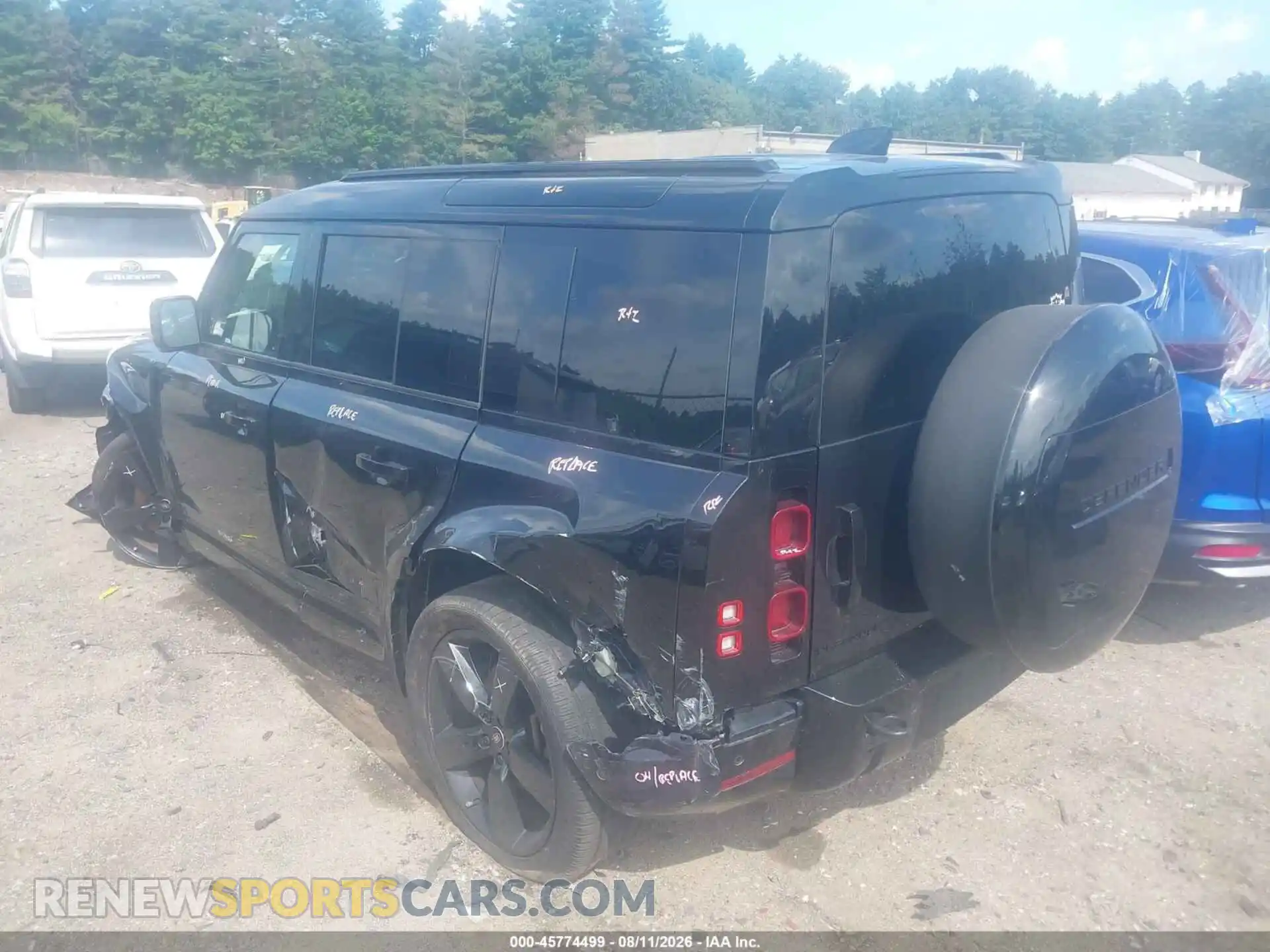 3 Фотография поврежденного автомобиля SALE2EEUXS2390940 LAND ROVER DEFENDER 2025