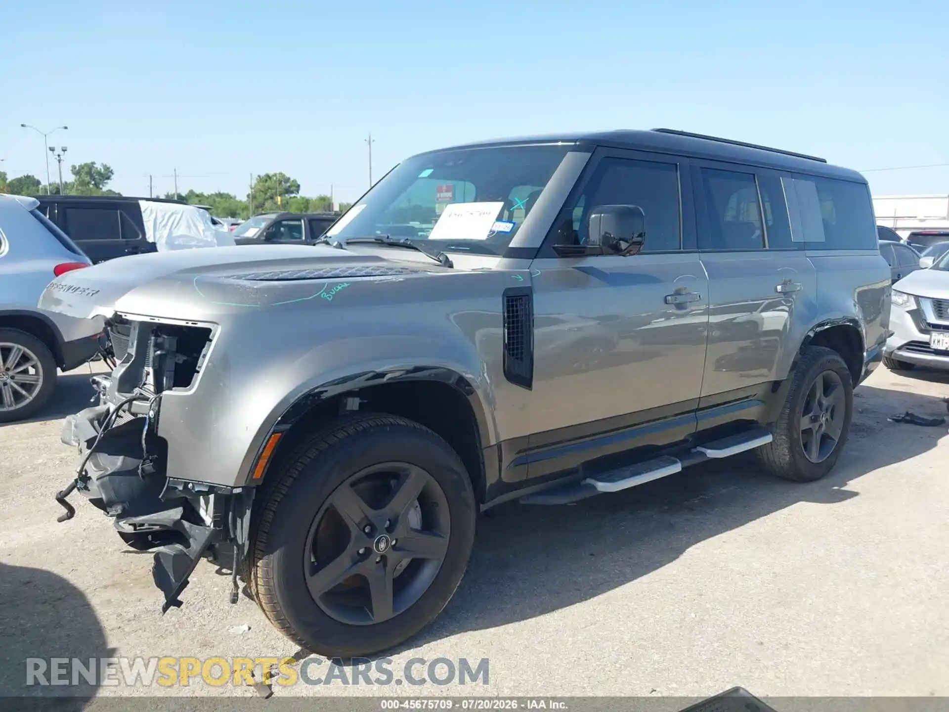2 Photograph of a damaged car SALE2FEUXS2373142 LAND ROVER DEFENDER 2025