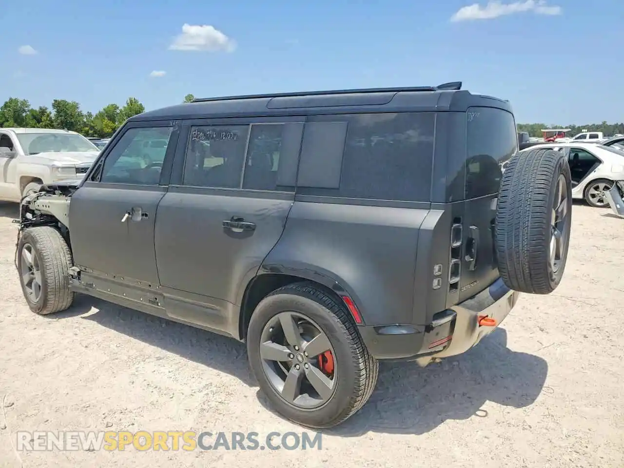 2 Photograph of a damaged car SALEX7EU5S2390230 LAND ROVER DEFENDER 2025