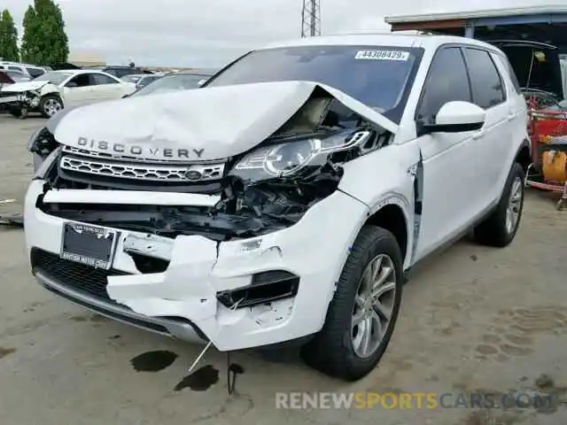 2 Photograph of a damaged car SALCR2FXXKH790634 LAND ROVER DISCOVERY 2019