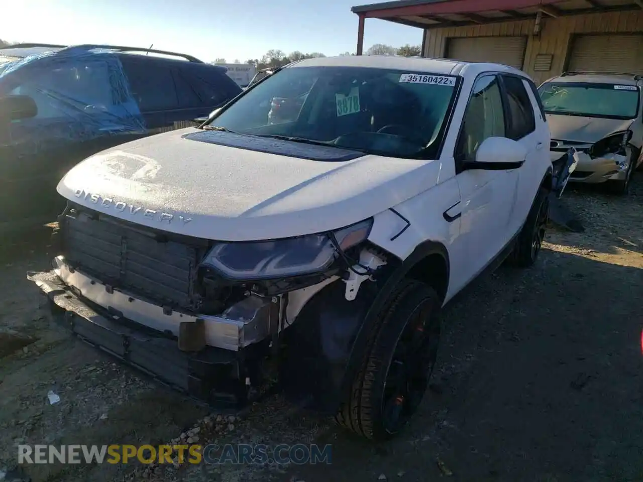 2 Photograph of a damaged car SALCJ2FX2LH834957 LAND ROVER DISCOVERY 2020