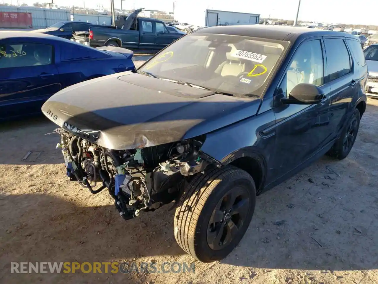 2 Photograph of a damaged car SALCJ2FX6LH858257 LAND ROVER DISCOVERY 2020