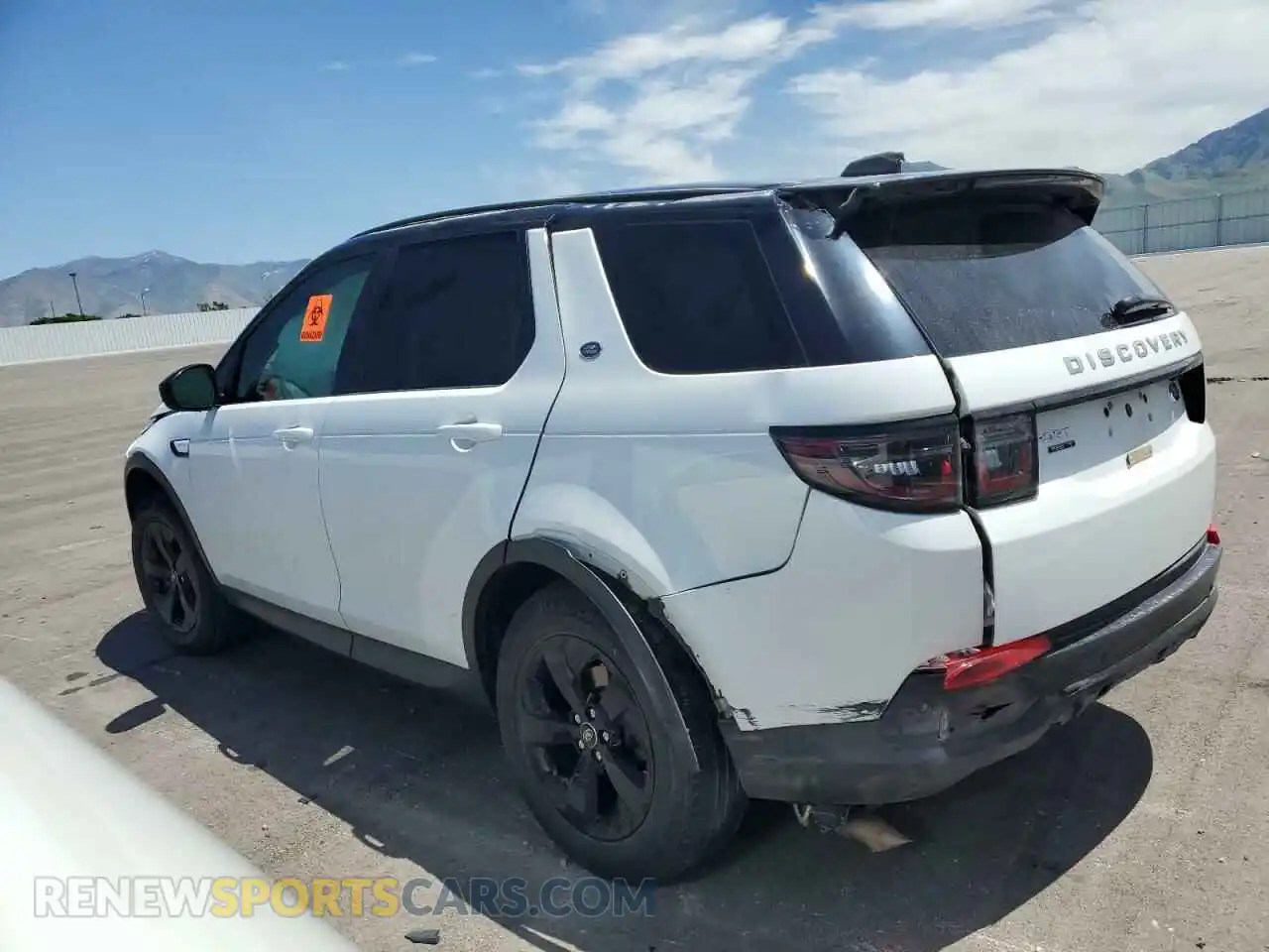 2 Photograph of a damaged car SALCJ2FX7LH837708 LAND ROVER DISCOVERY 2020