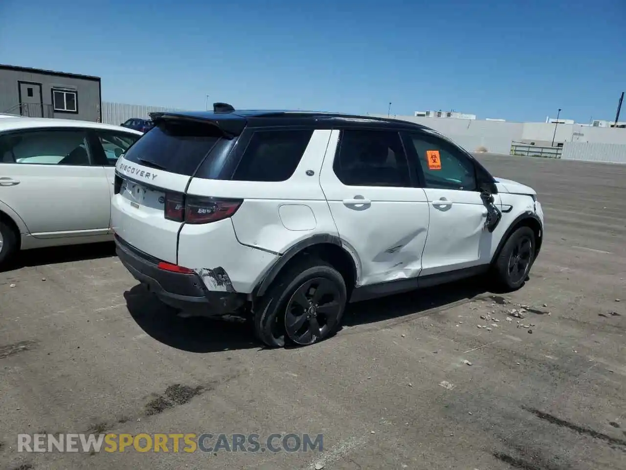 3 Photograph of a damaged car SALCJ2FX7LH837708 LAND ROVER DISCOVERY 2020